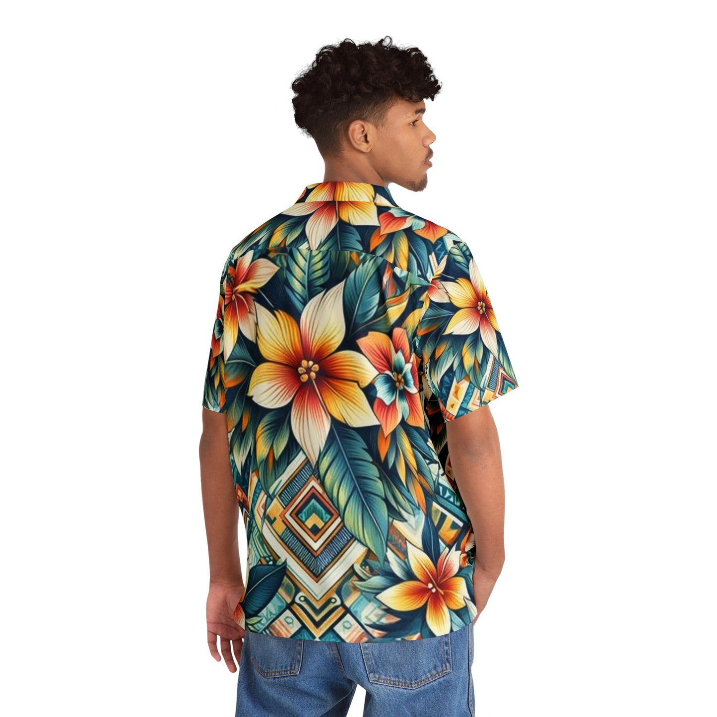 Juicy Clams Men's Hawaiian Shirt (1076)