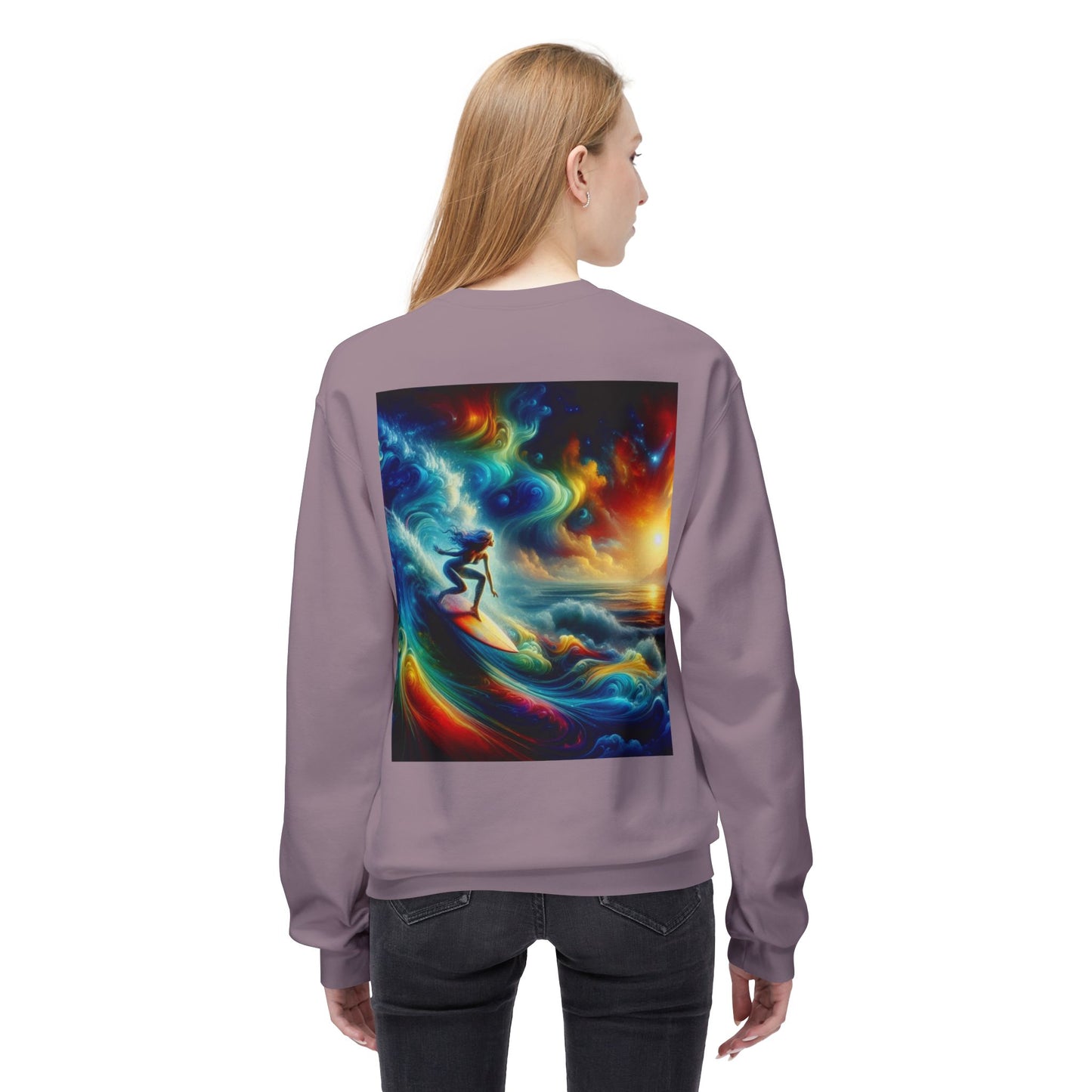 Juicy Clams Unisex Midweight Fleece Crewneck Sweatshirt (D035)