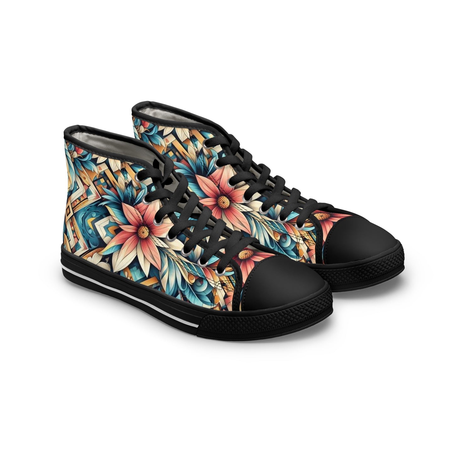 Juicy Clams Women's High Top Sneakers (H164)