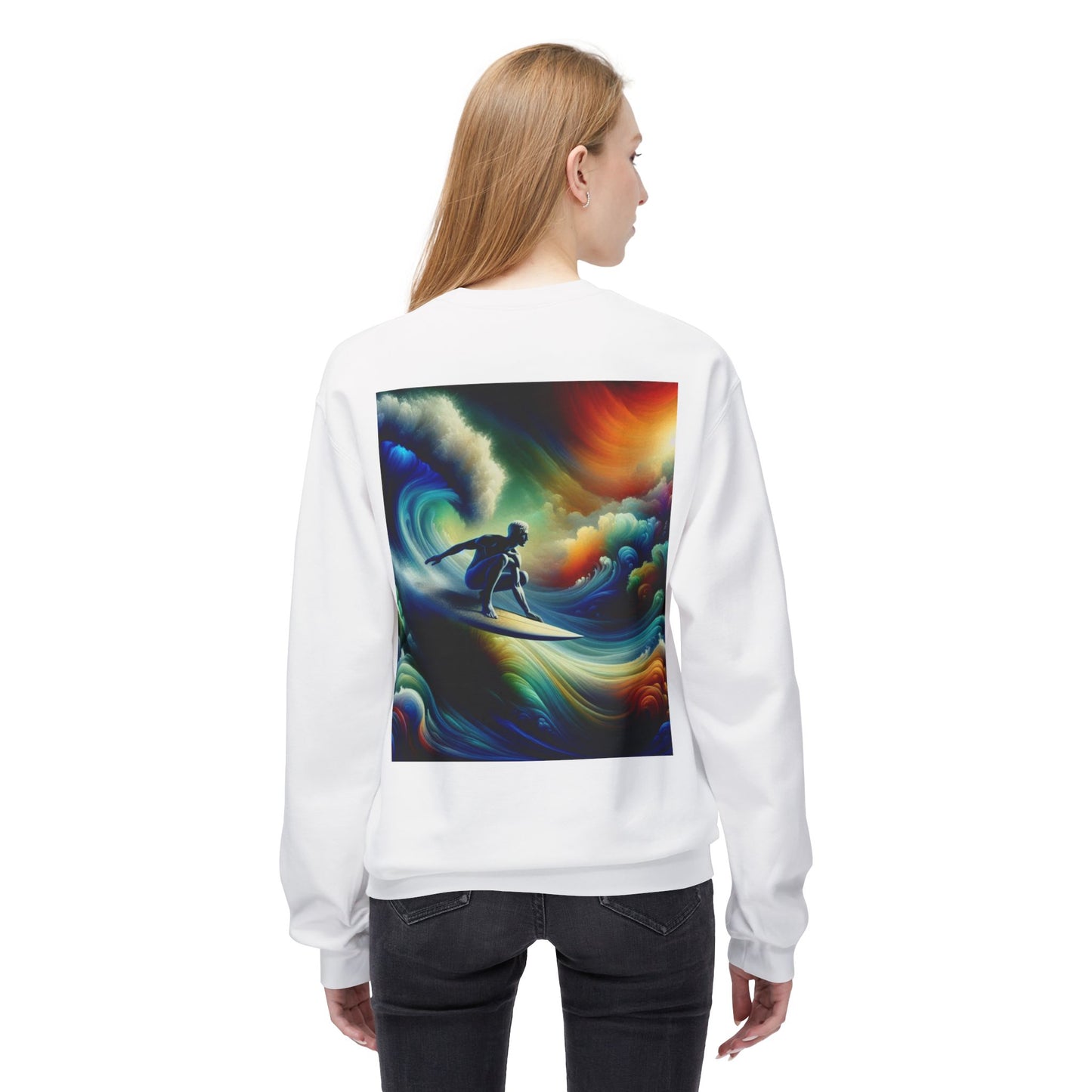 Juicy Clams Unisex Midweight Fleece Crewneck Sweatshirt (D048)