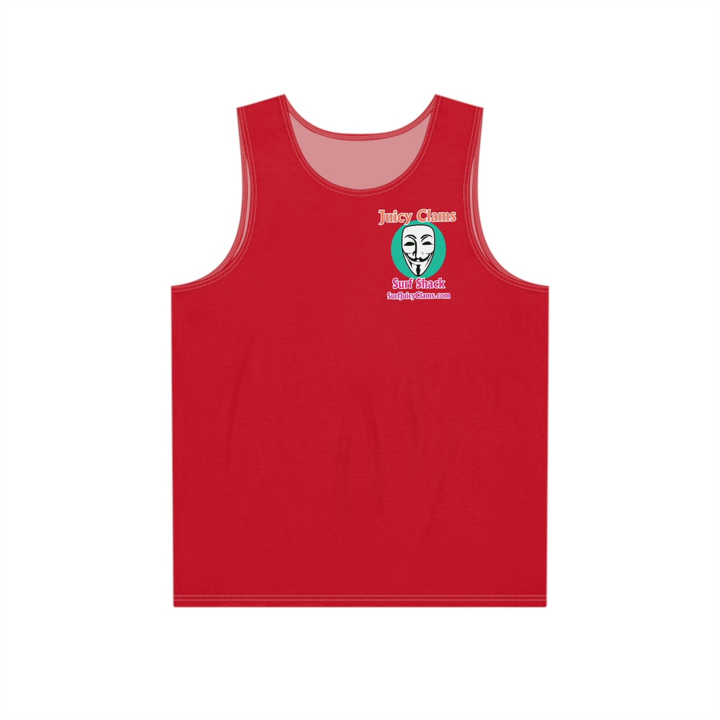 Juicy Clams Men's Logo Tank (A009)