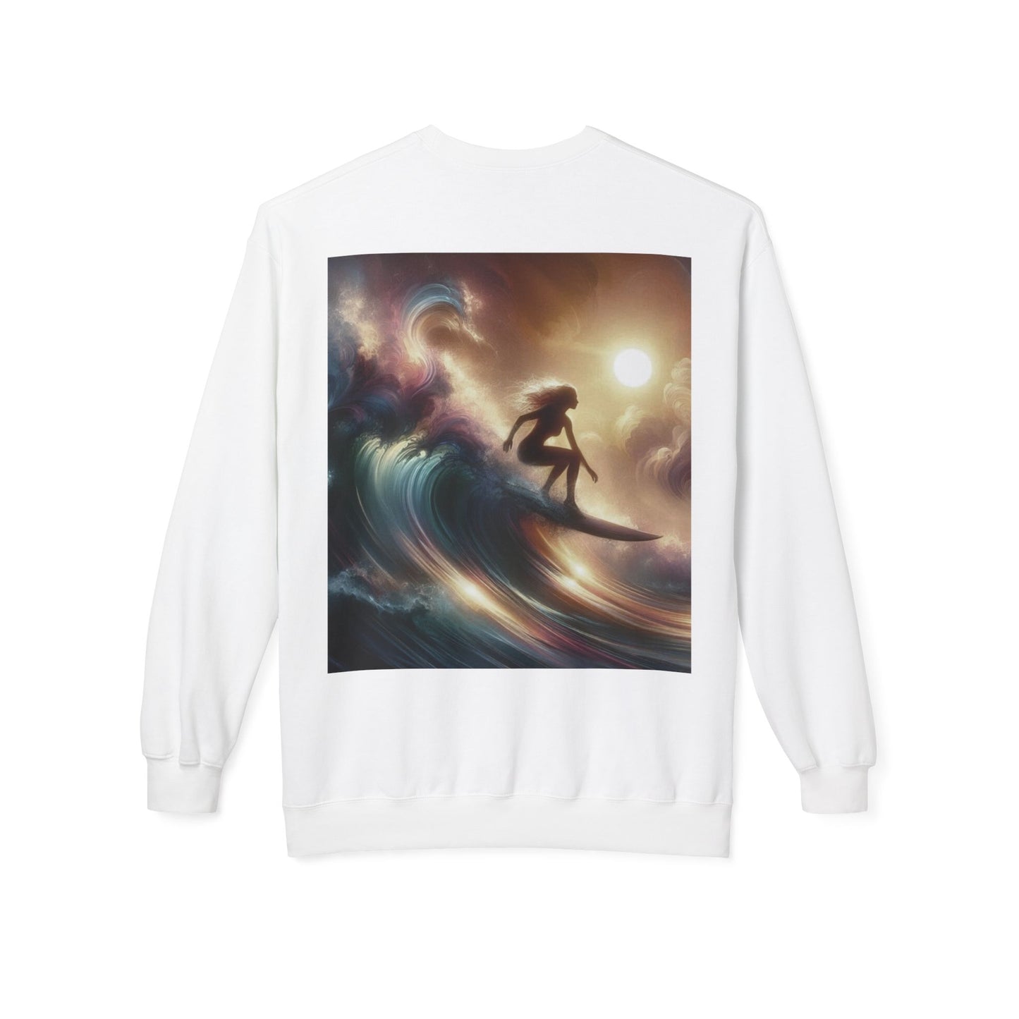 Juicy Clams Unisex Midweight Fleece Crewneck Sweatshirt (V038)