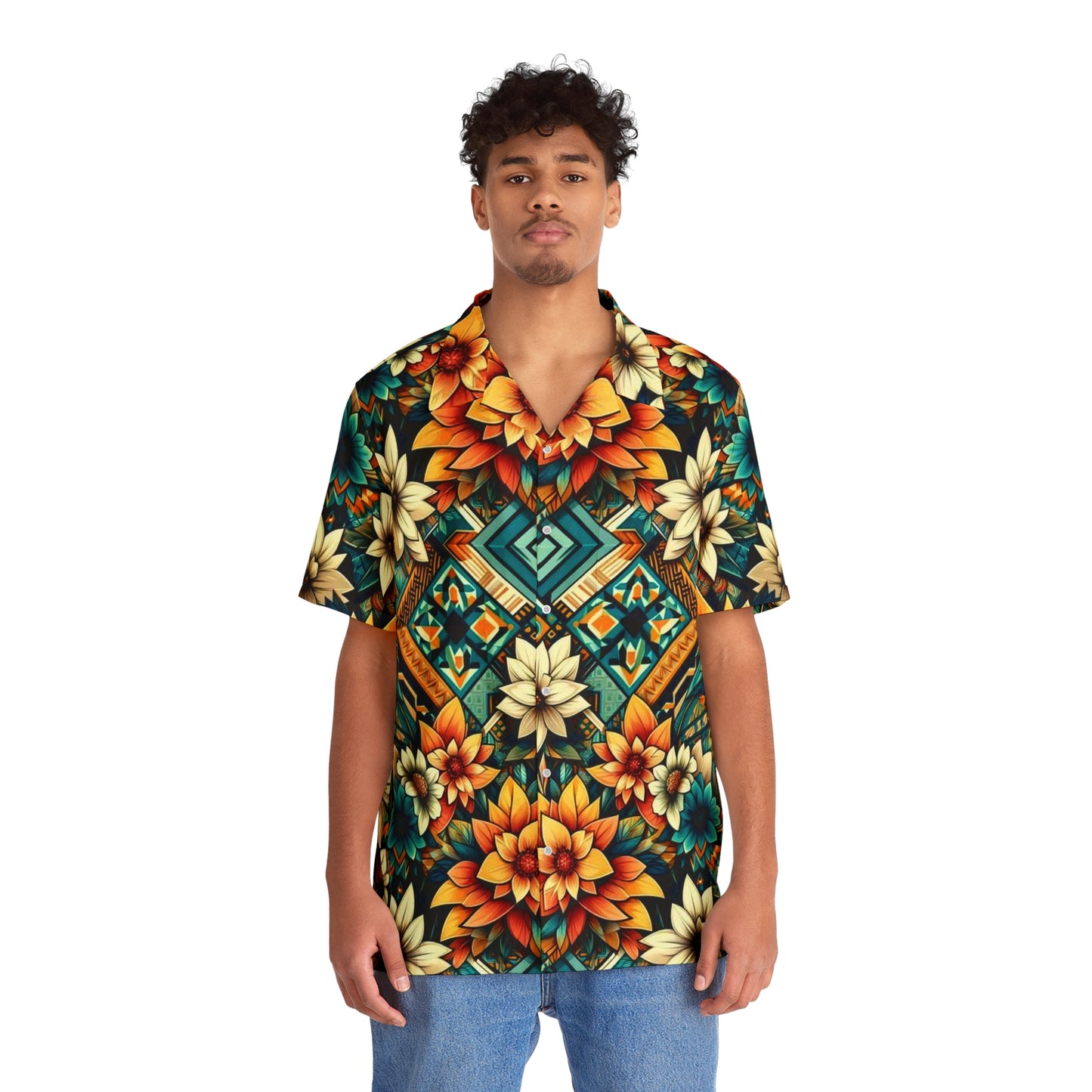 Juicy Clams Men's Hawaiian Shirt (1023)