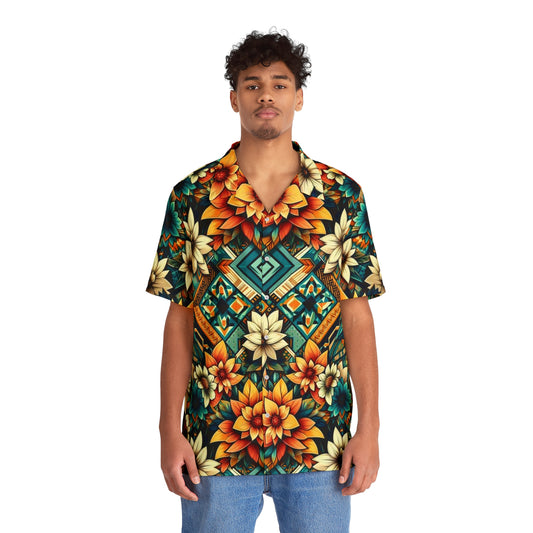 Juicy Clams Men's Hawaiian Shirt (1023)