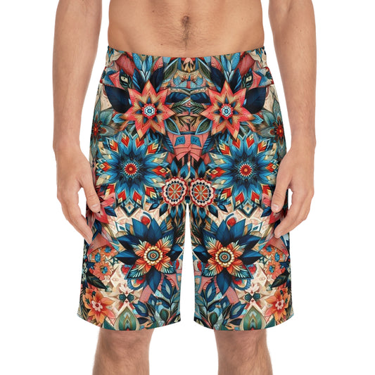 Juicy Clams Men's Board Shorts (H032)