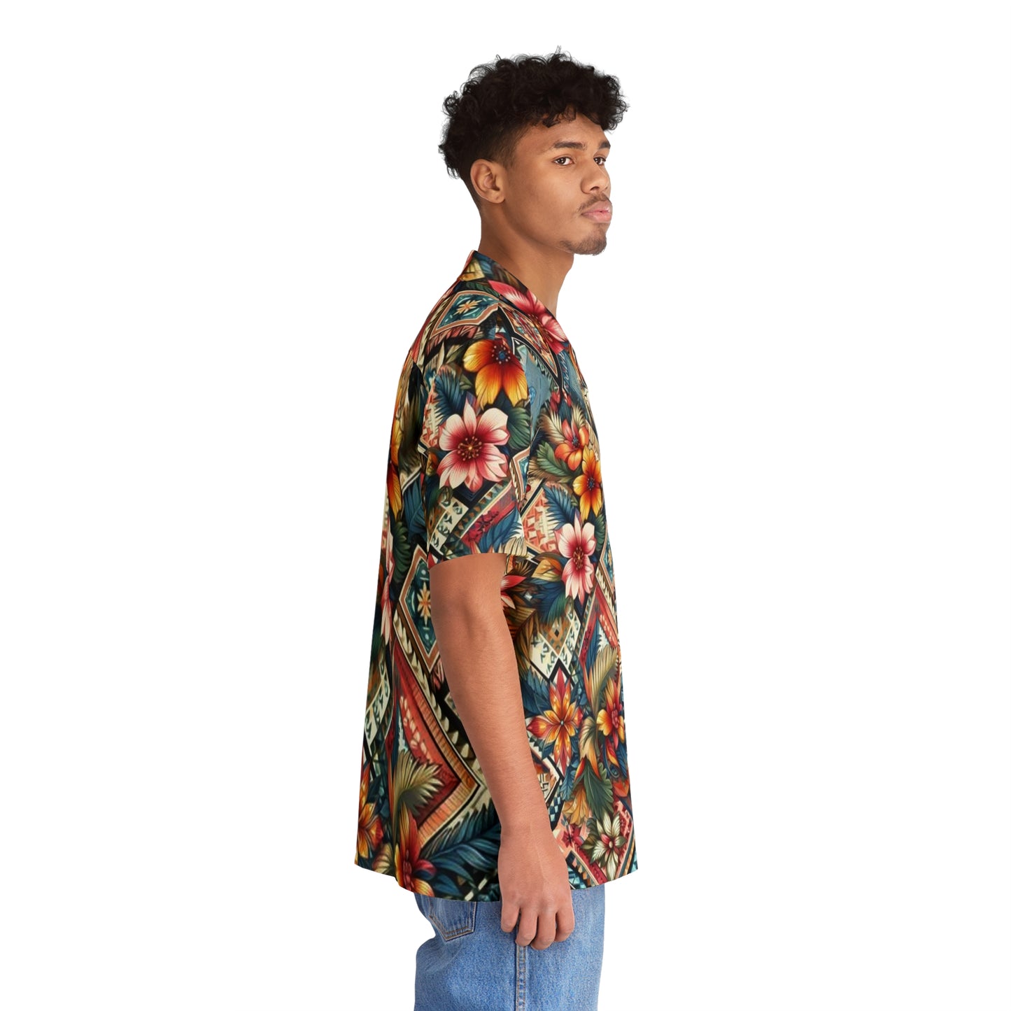 Juicy Clams Men's Hawaiian Shirt (1148)