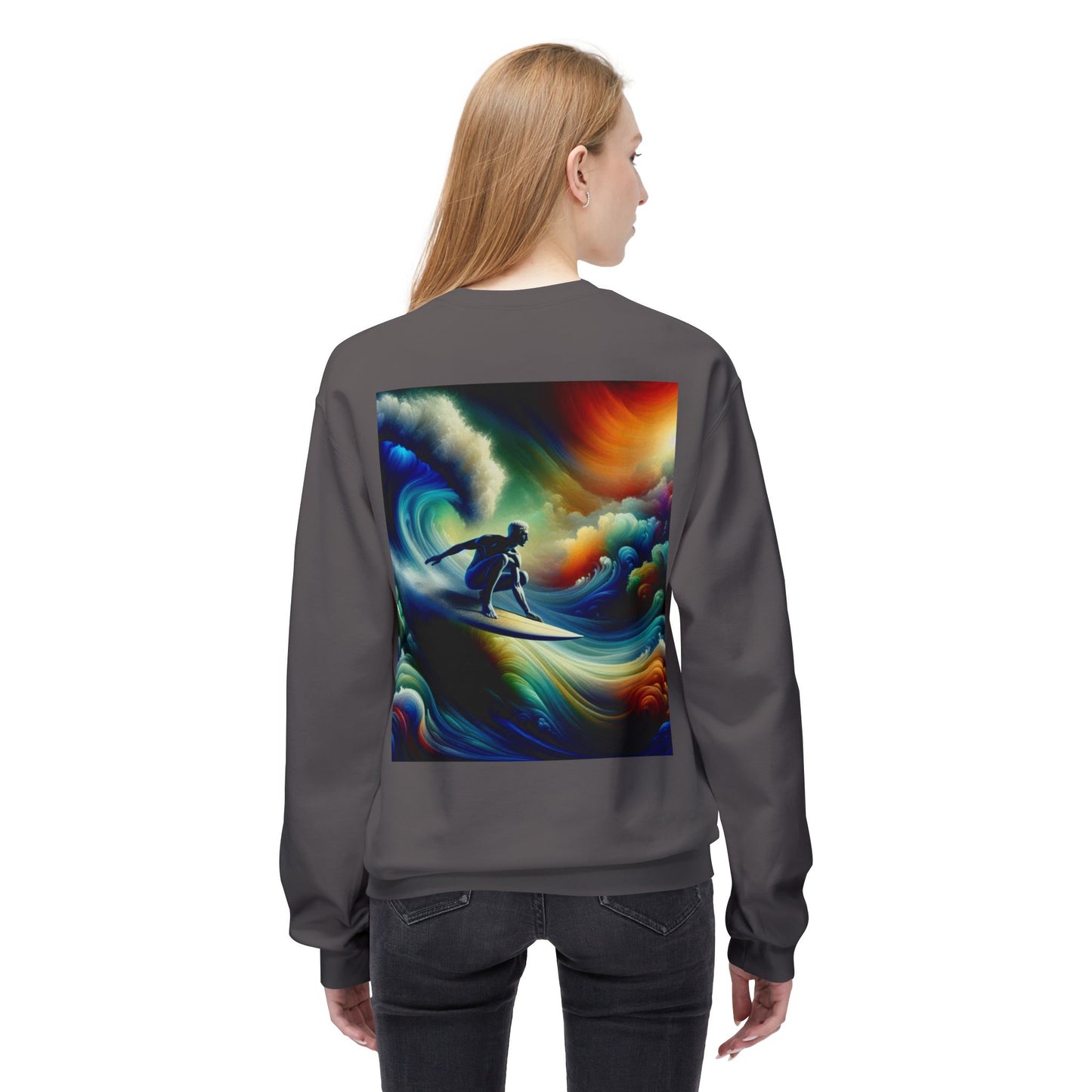 Juicy Clams Unisex Midweight Fleece Crewneck Sweatshirt (D048)