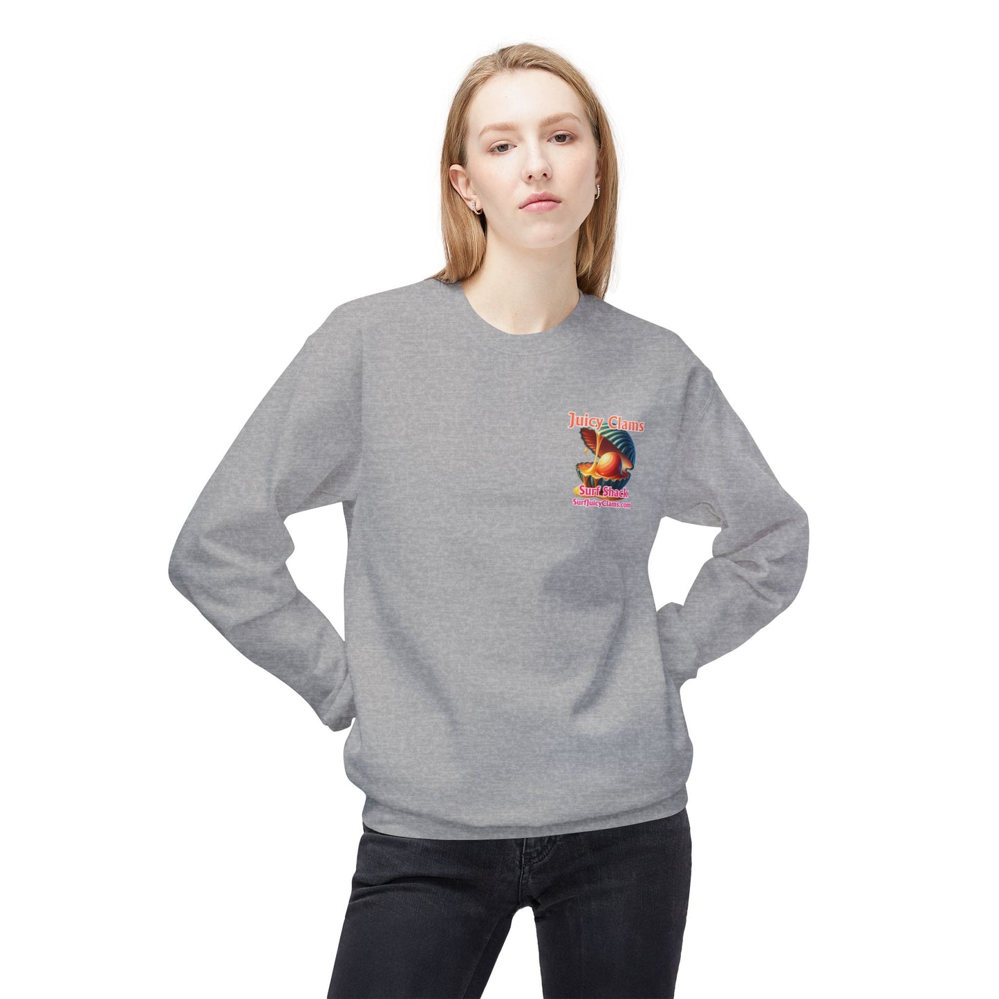 Juicy Clams Unisex Midweight Sweatshirt (L027)