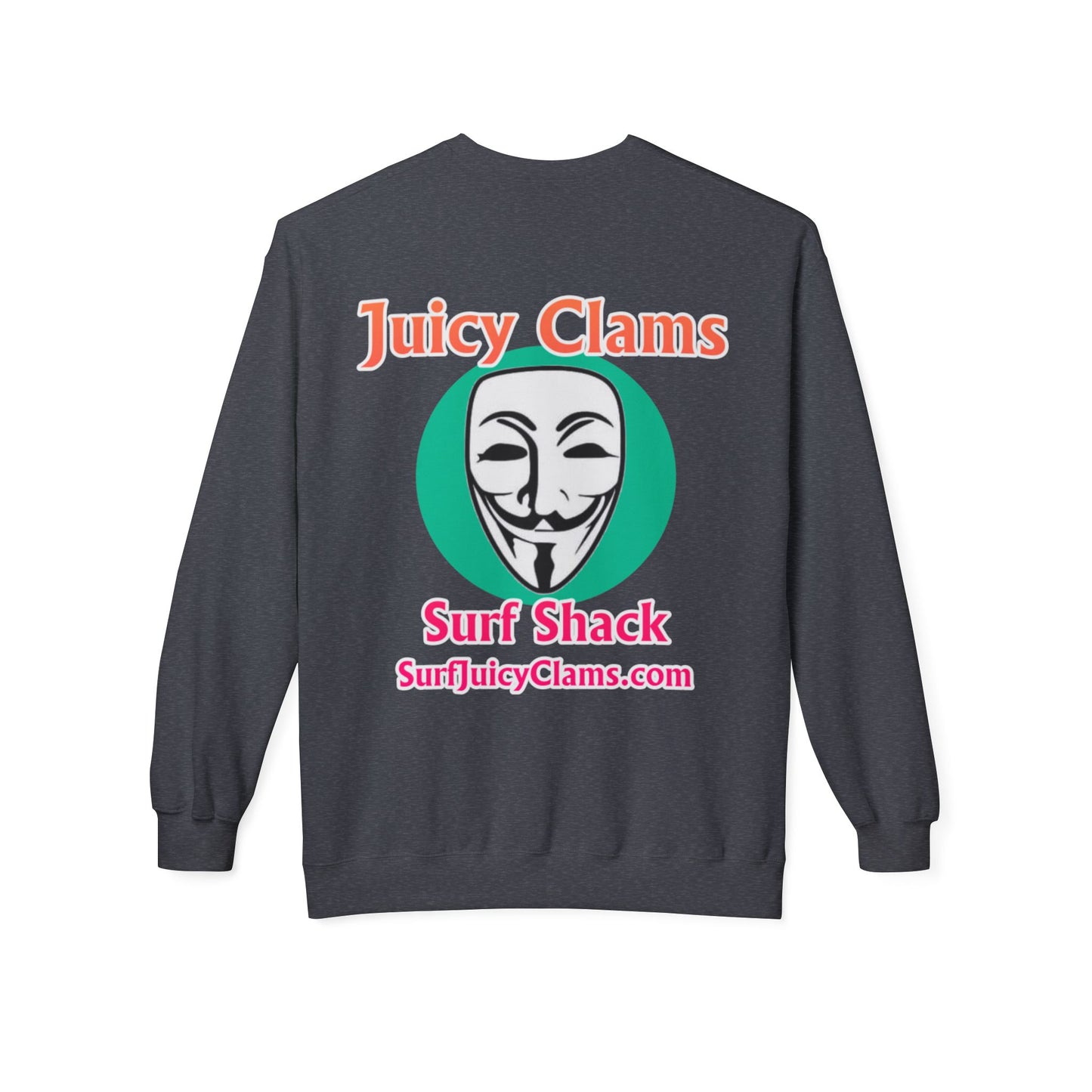 Juicy Clams Unisex Midweight Fleece Crewneck Sweatshirt (L030)