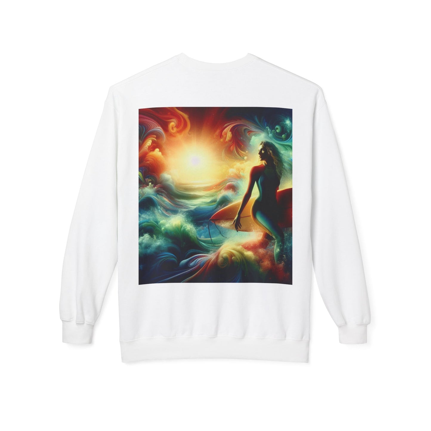 Juicy Clams Unisex Midweight Fleece Crewneck Sweatshirt (D004)