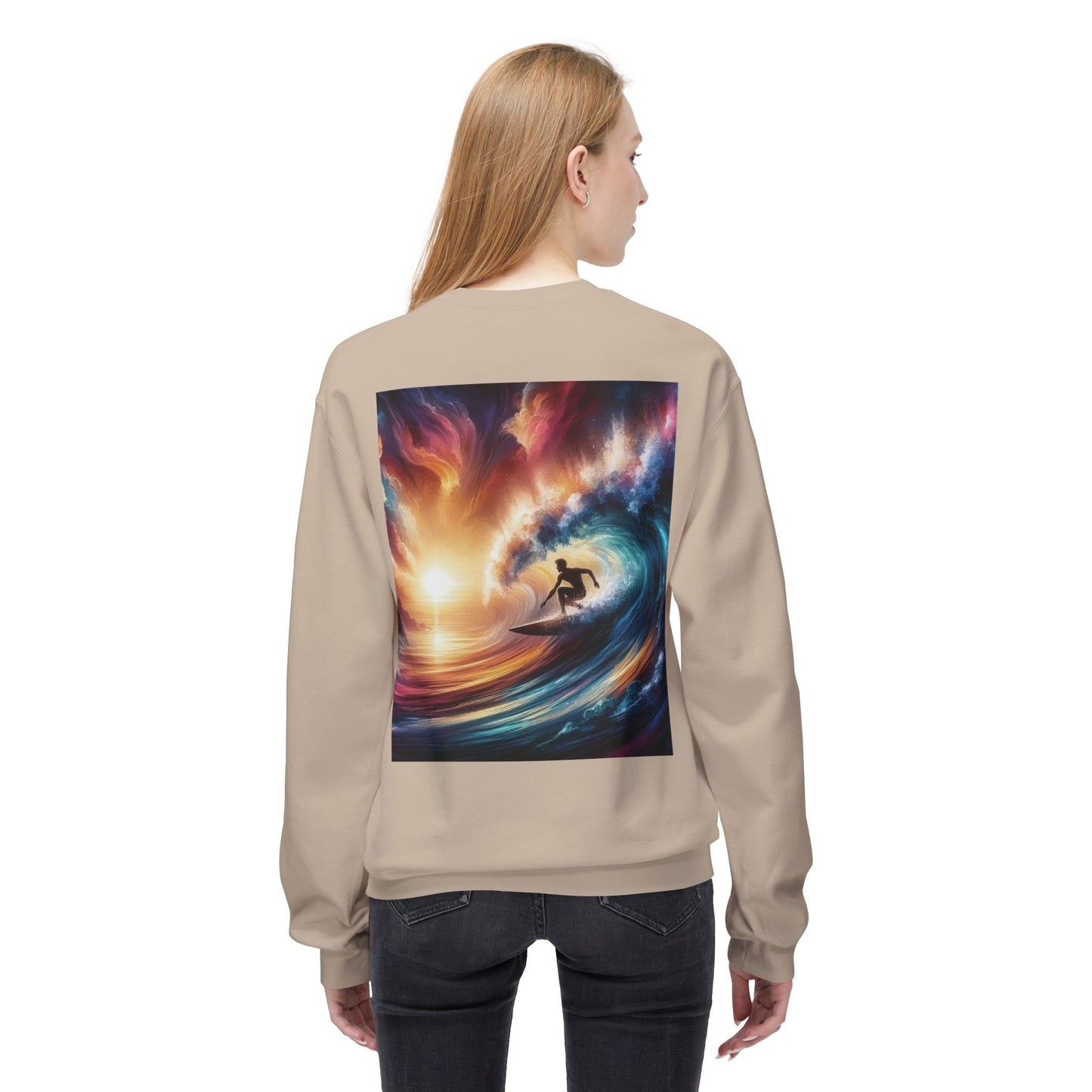 Juicy Clams Unisex Midweight Fleece Crewneck Sweatshirt (V039)