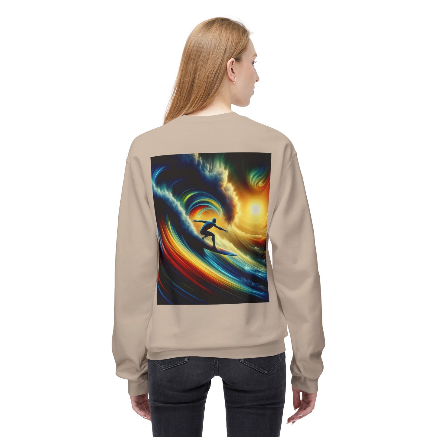 Juicy Clams Unisex Midweight Fleece Crewneck Sweatshirt (D023)