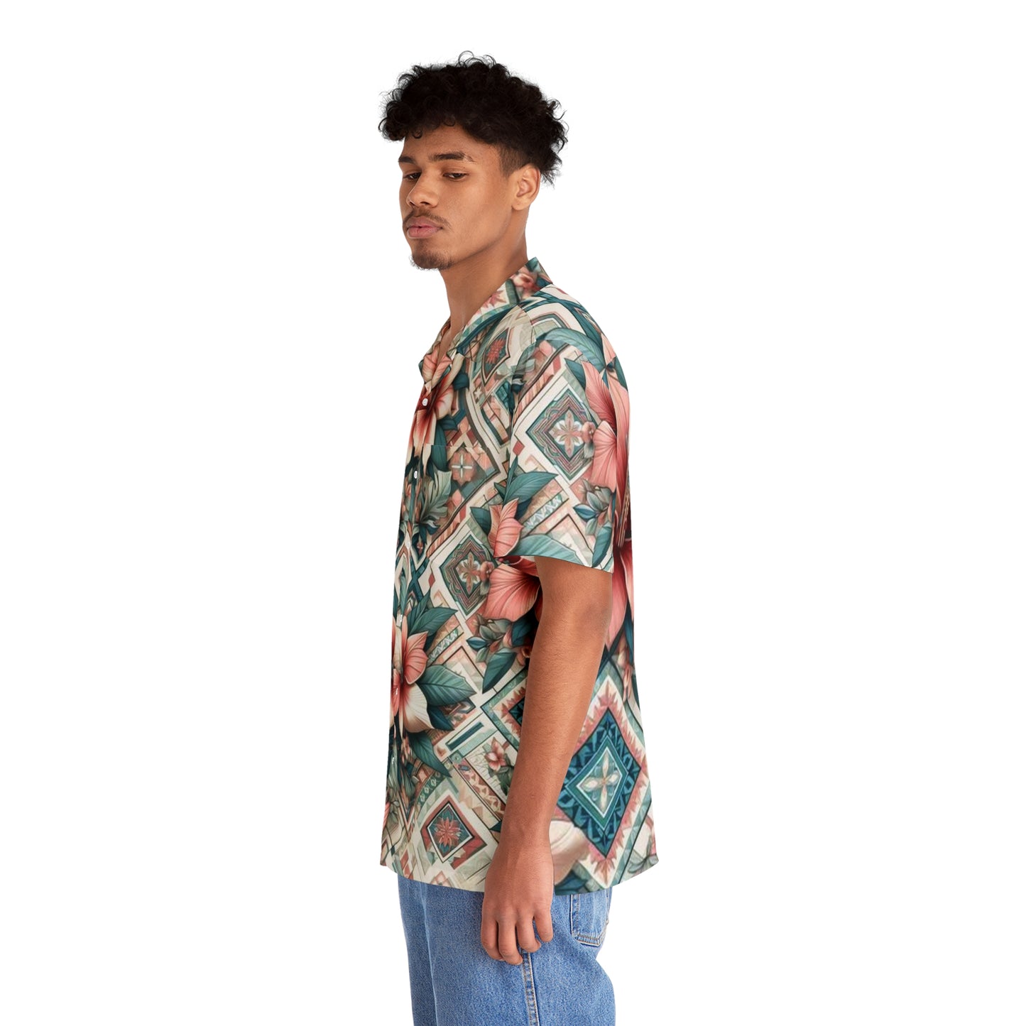 Juicy Clams Men's Hawaiian Shirt (1165)