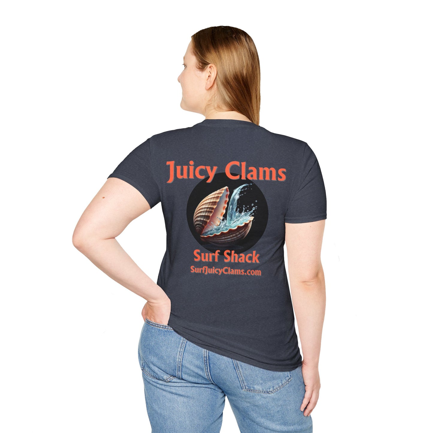 Juicy Clams Unisex Logo T-Shirt (L007)