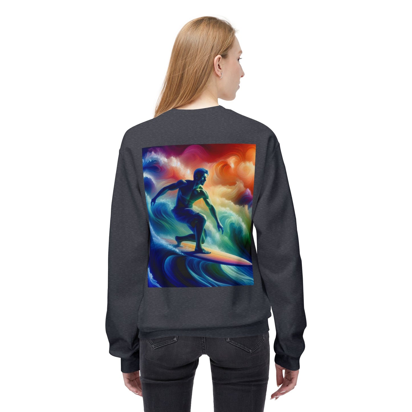 Juicy Clams Unisex Midweight Fleece Crewneck Sweatshirt (D015)