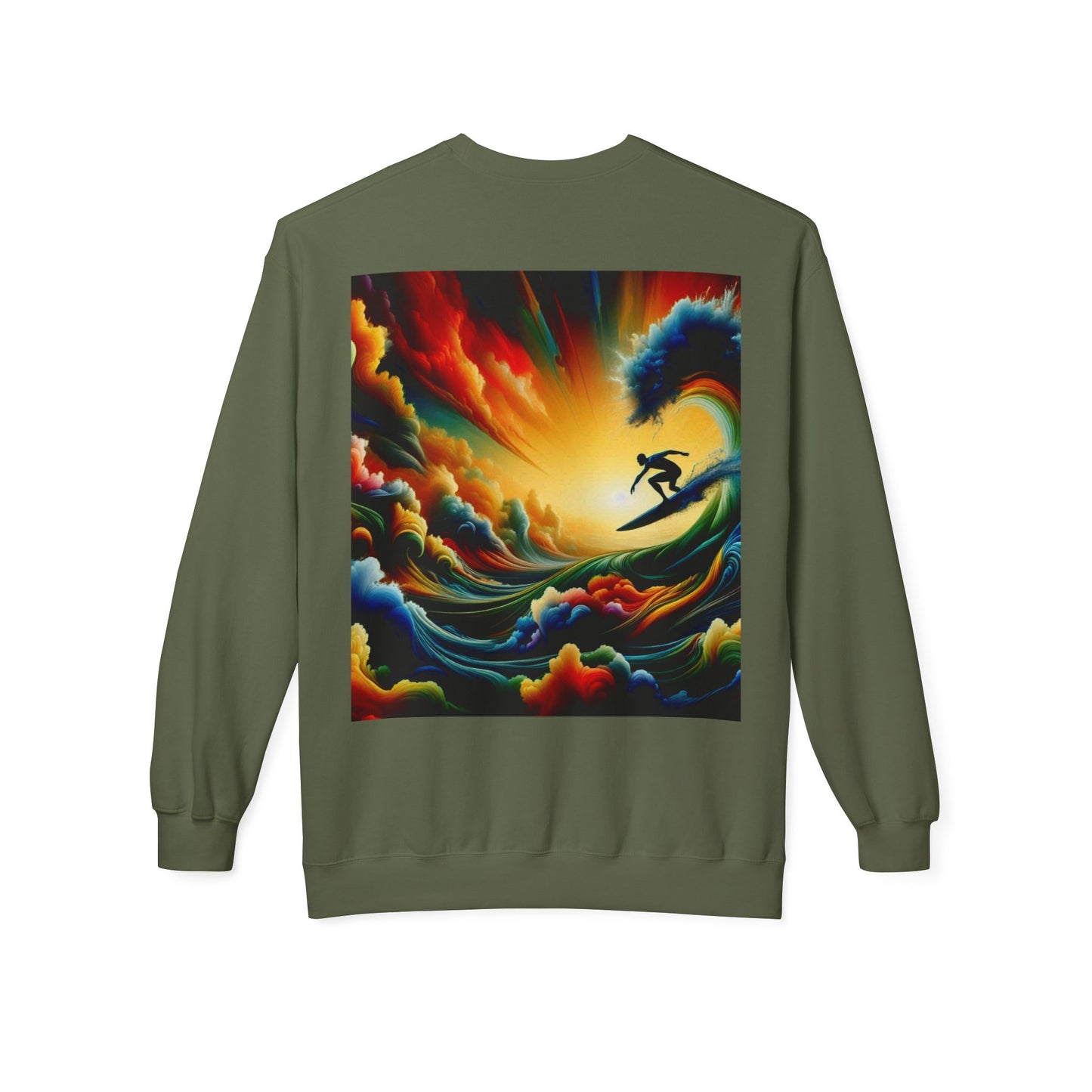 Juicy Clams Unisex Midweight Fleece Crewneck Sweatshirt (D040)