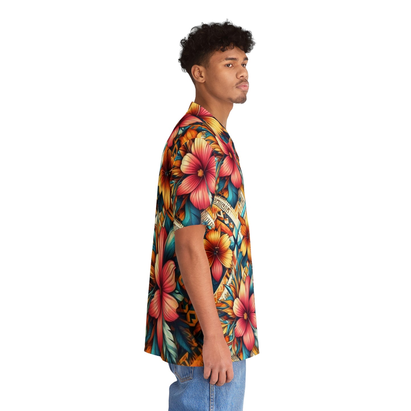 Juicy Clams Men's Hawaiian Shirt (1162)