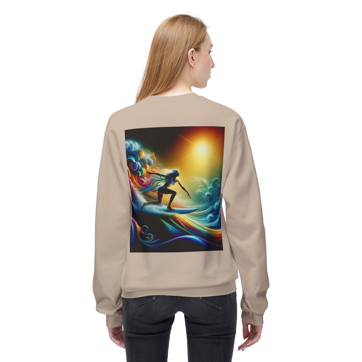 Juicy Clams Unisex Midweight Fleece Crewneck Sweatshirt (D025)