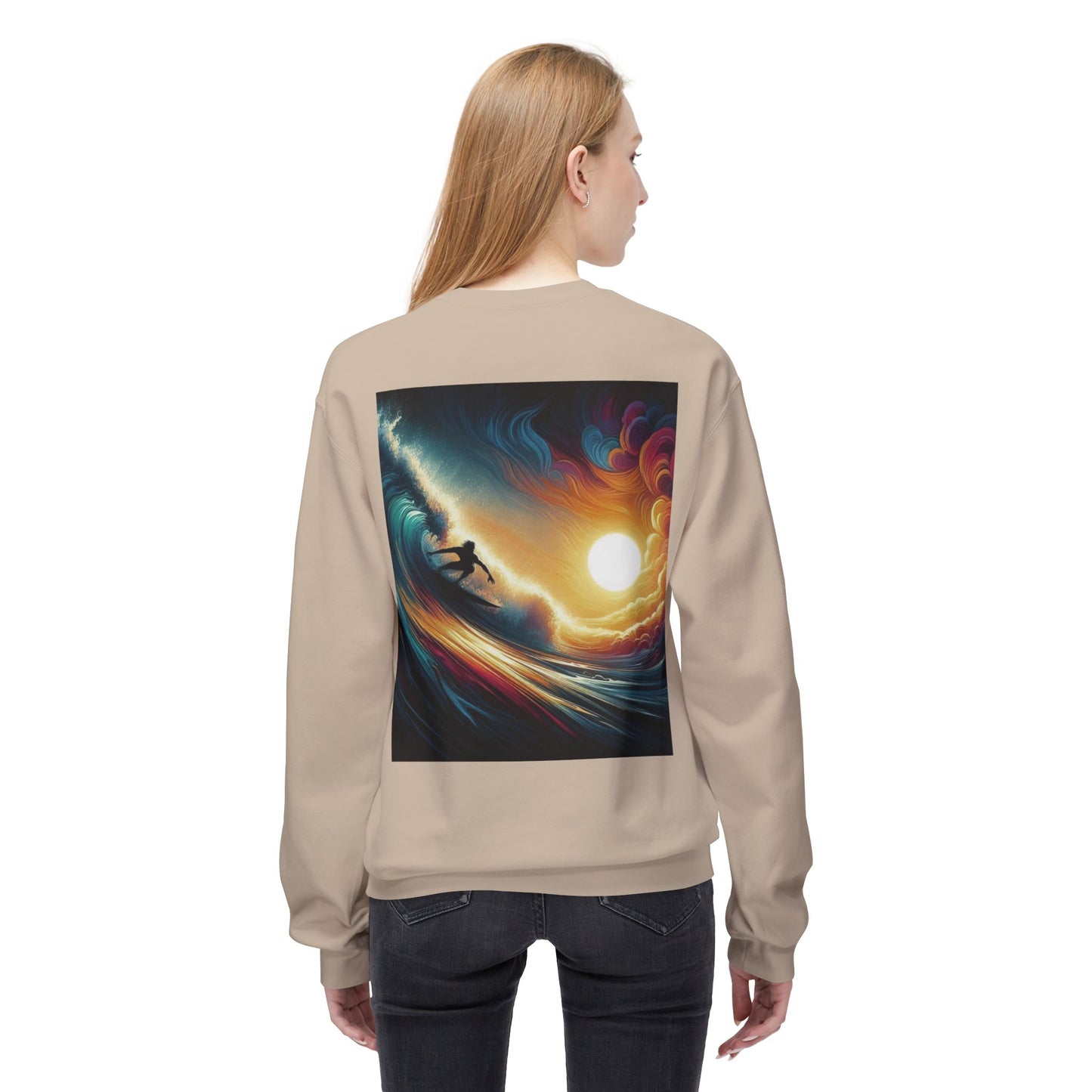 Juicy Clams Unisex Midweight Fleece Crewneck Sweatshirt (V037)