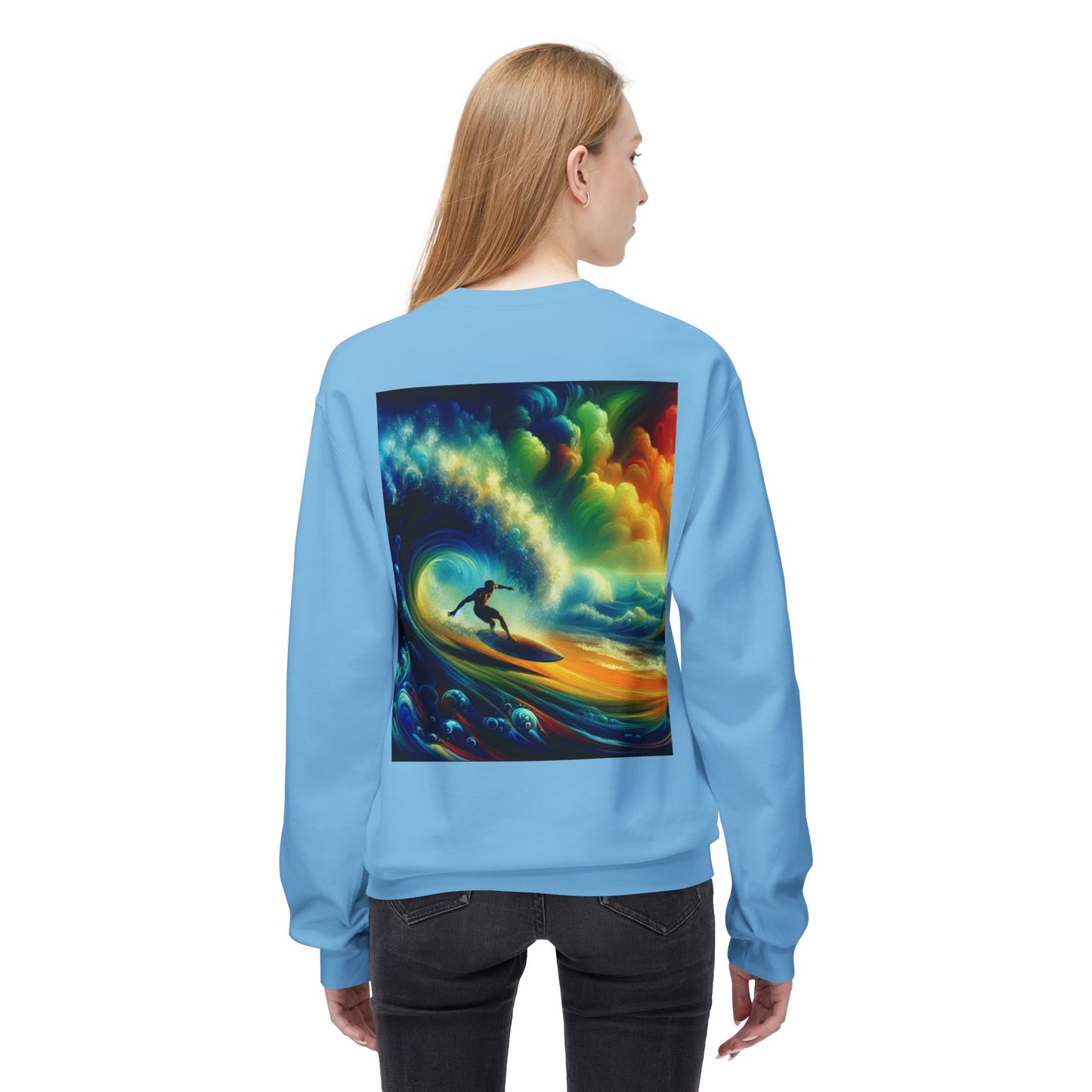 Juicy Clams Unisex Midweight Fleece Crewneck Sweatshirt (D017)