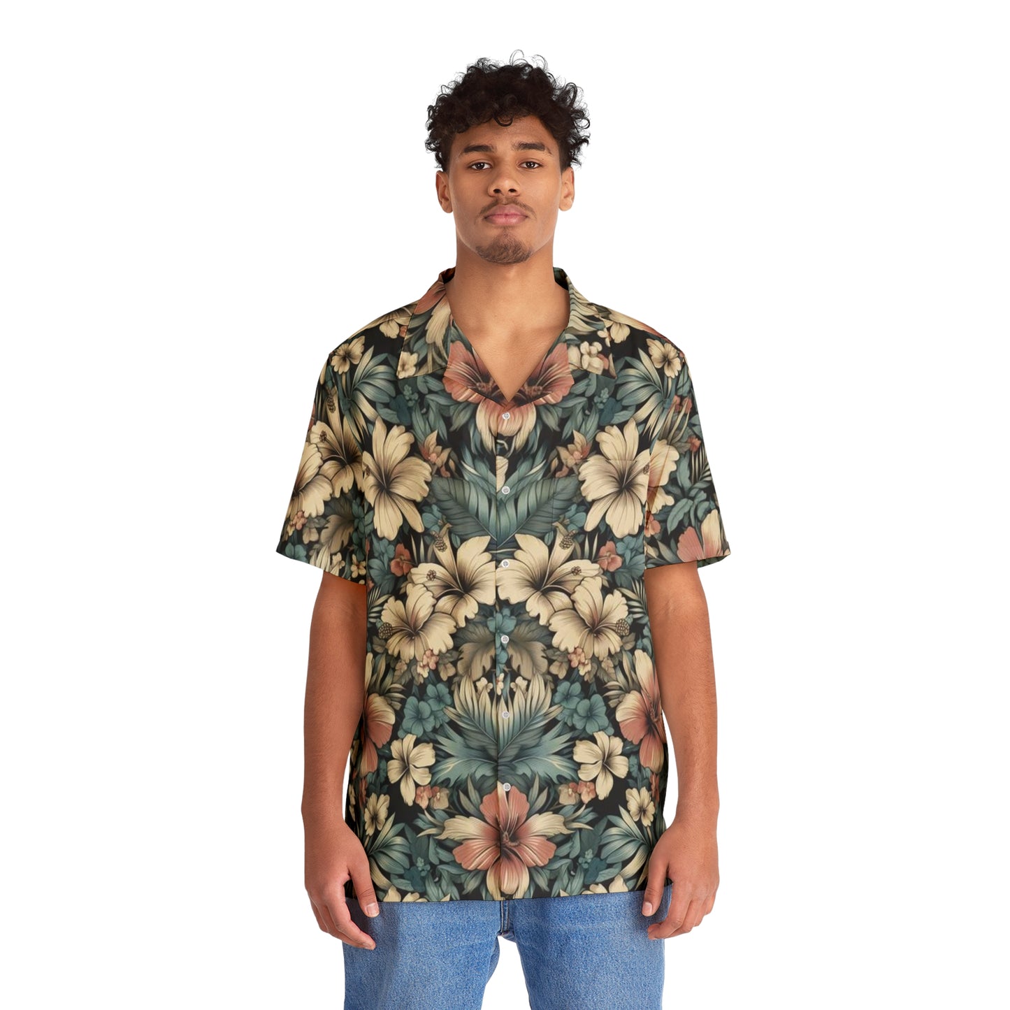 Juicy Clams Men's Hawaiian Shirt (1097)