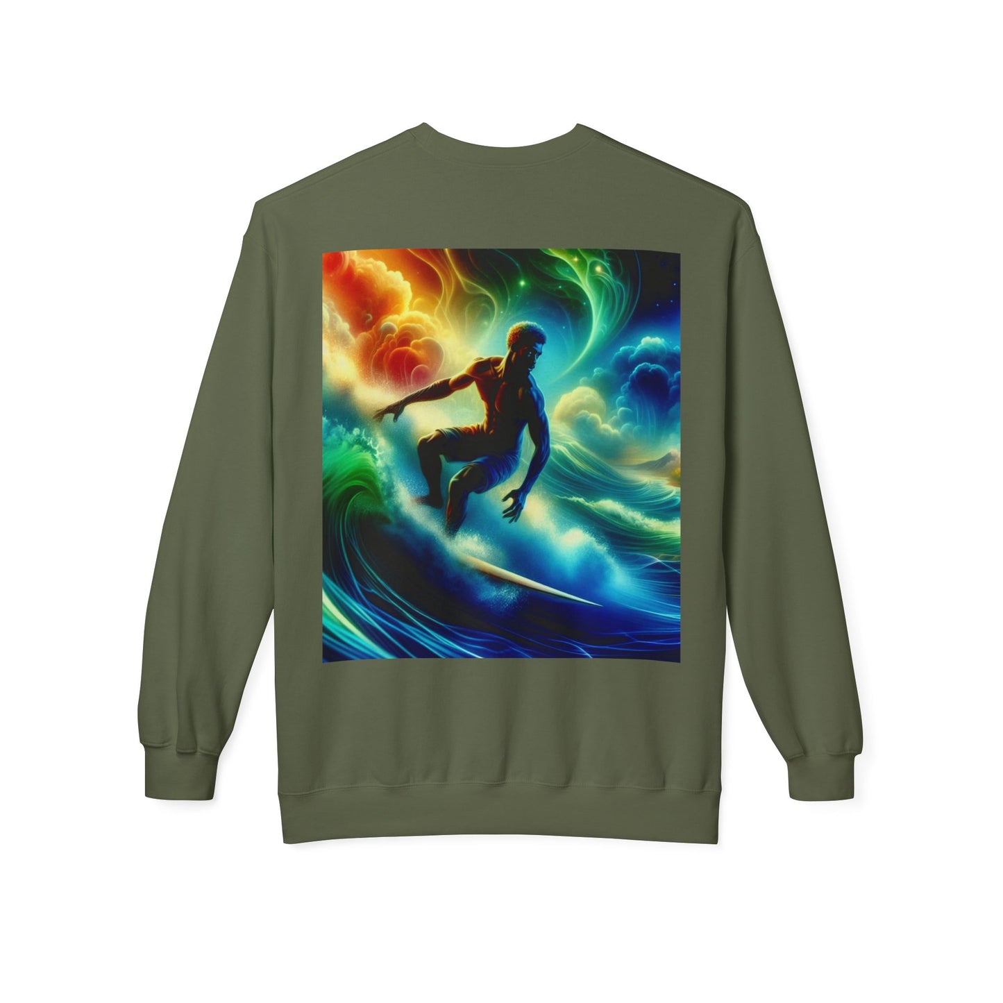 Juicy Clams Unisex Midweight Fleece Crewneck Sweatshirt (D038)