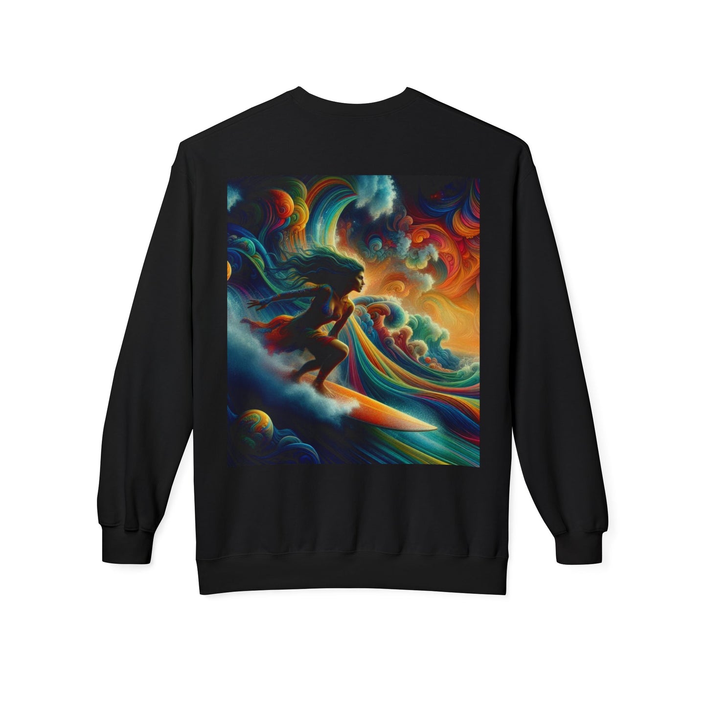 Juicy Clams Unisex Midweight Fleece Crewneck Sweatshirt (D016)