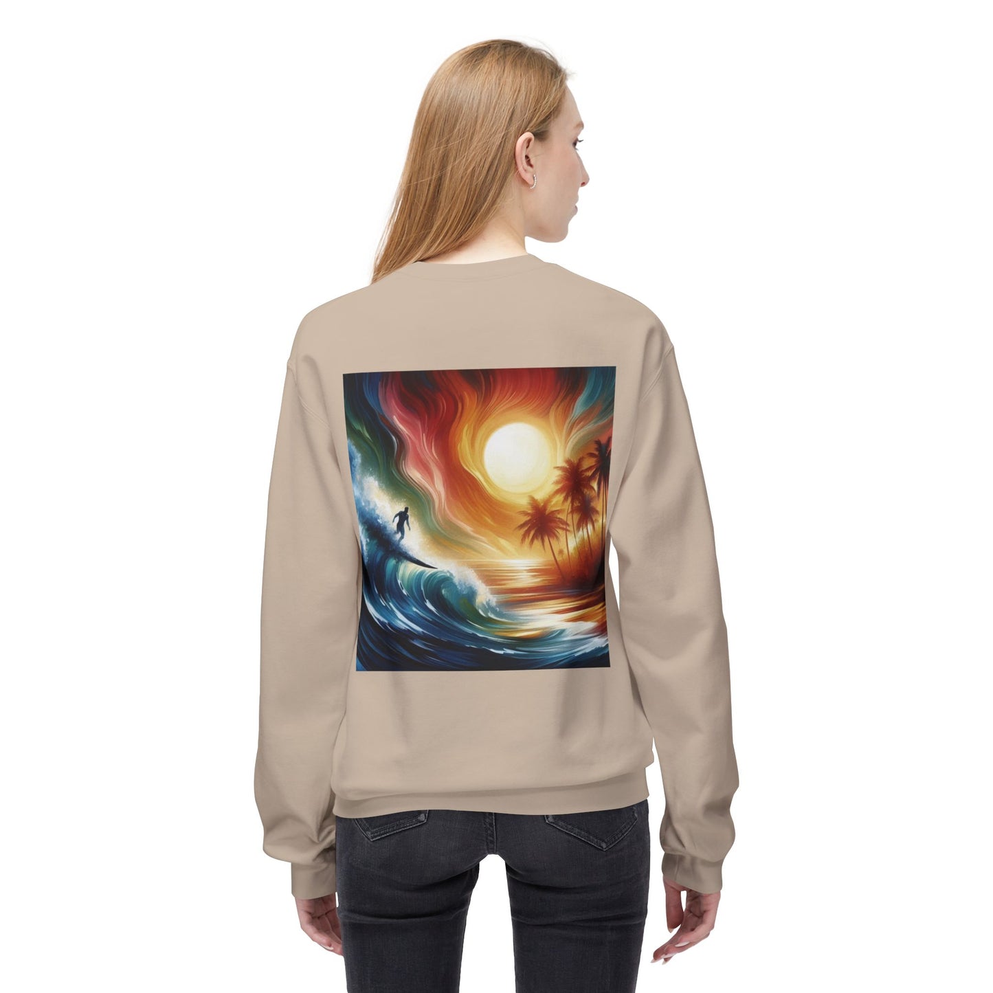 Juicy Clams Unisex Midweight Fleece Crewneck Sweatshirt (V036)