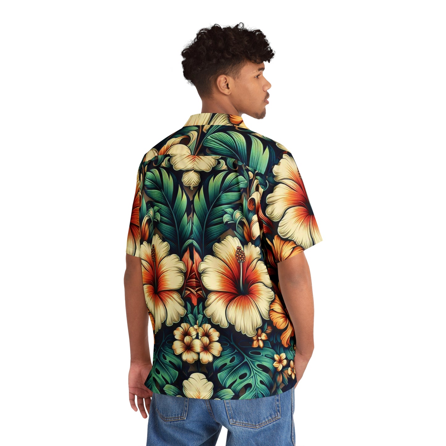 Juicy Clams Men's Hawaiian Shirt (H090)