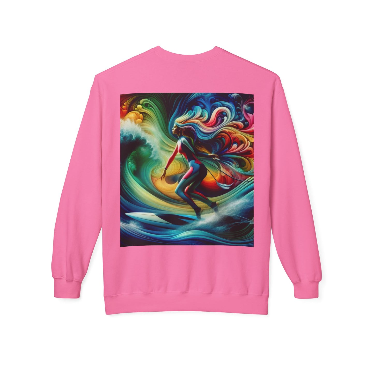 Juicy Clams Unisex Midweight Fleece Crewneck Sweatshirt (D005)