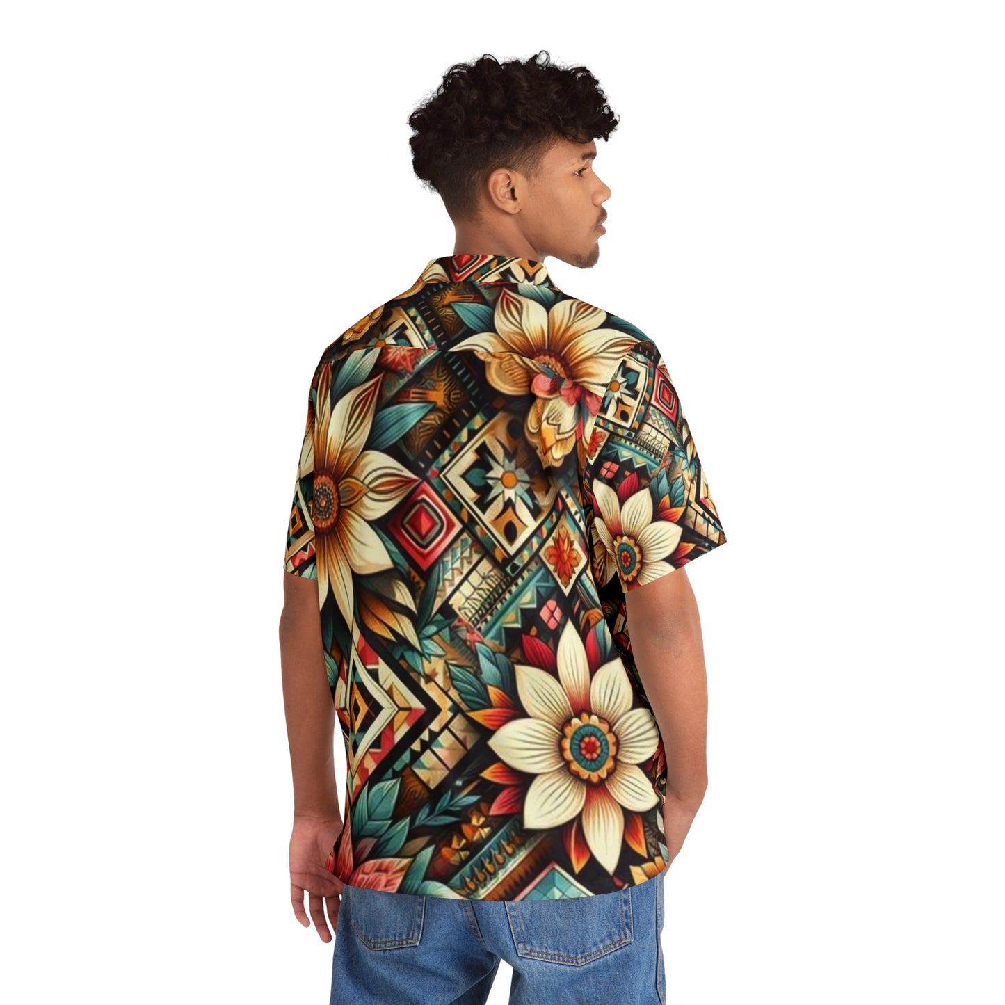 Juicy Clams Men's Hawaiian Shirt (1159)