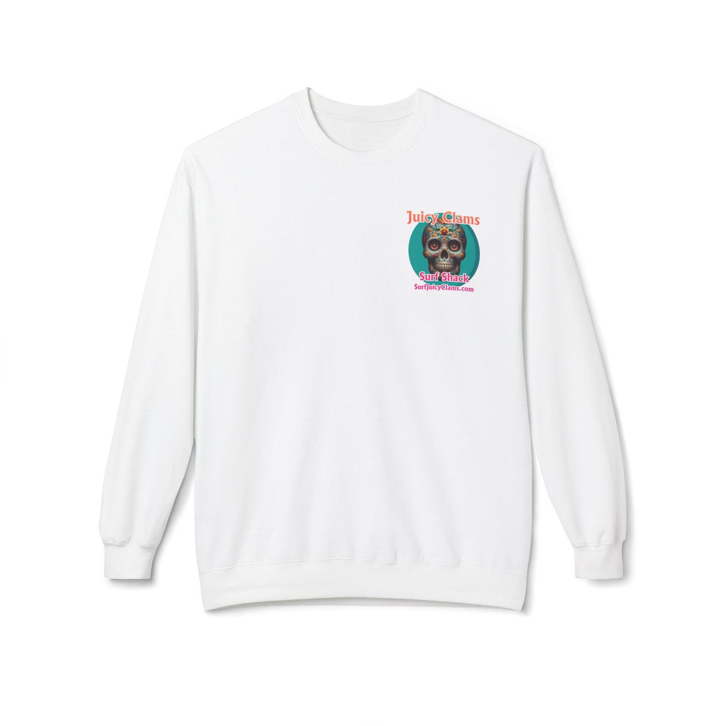 Juicy Clams Unisex Midweight Fleece Crewneck Sweatshirt (L022)