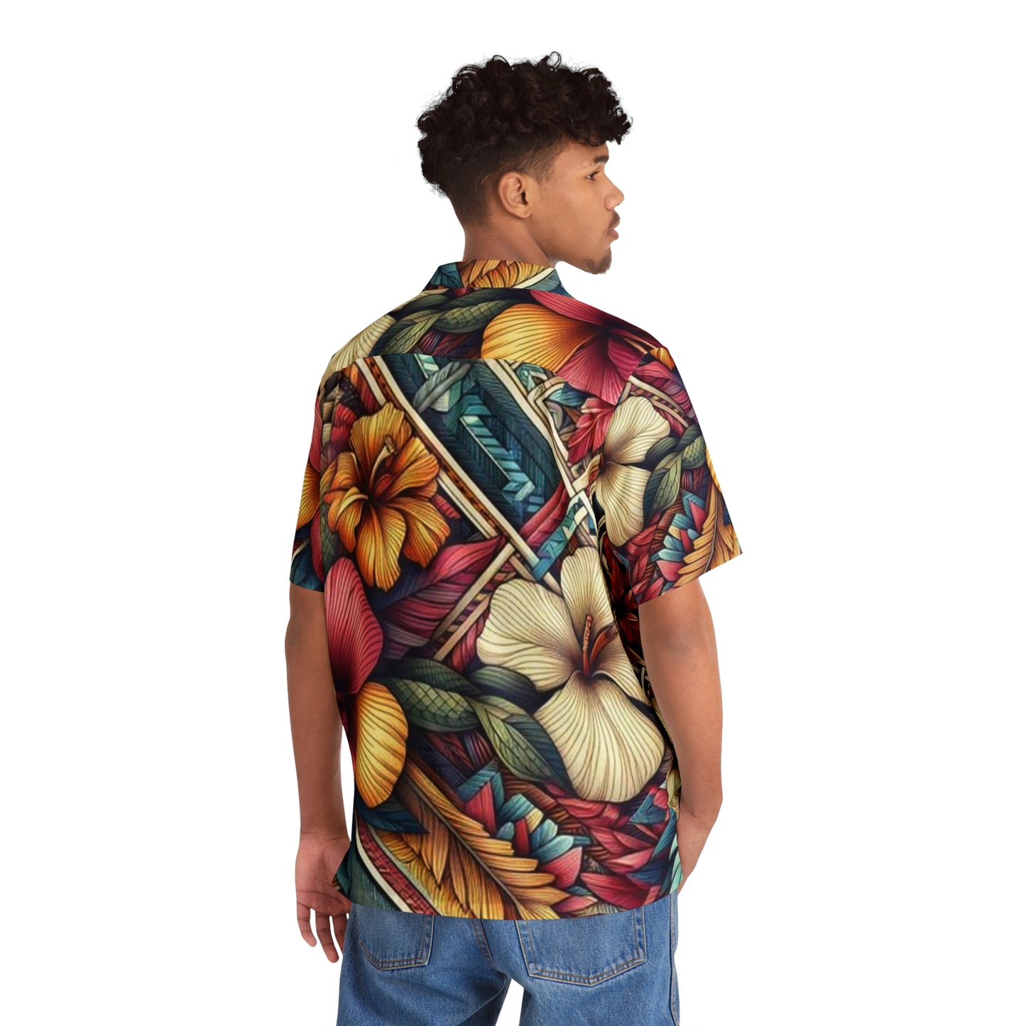 Juicy Clams Men's Hawaiian Shirt (1154)