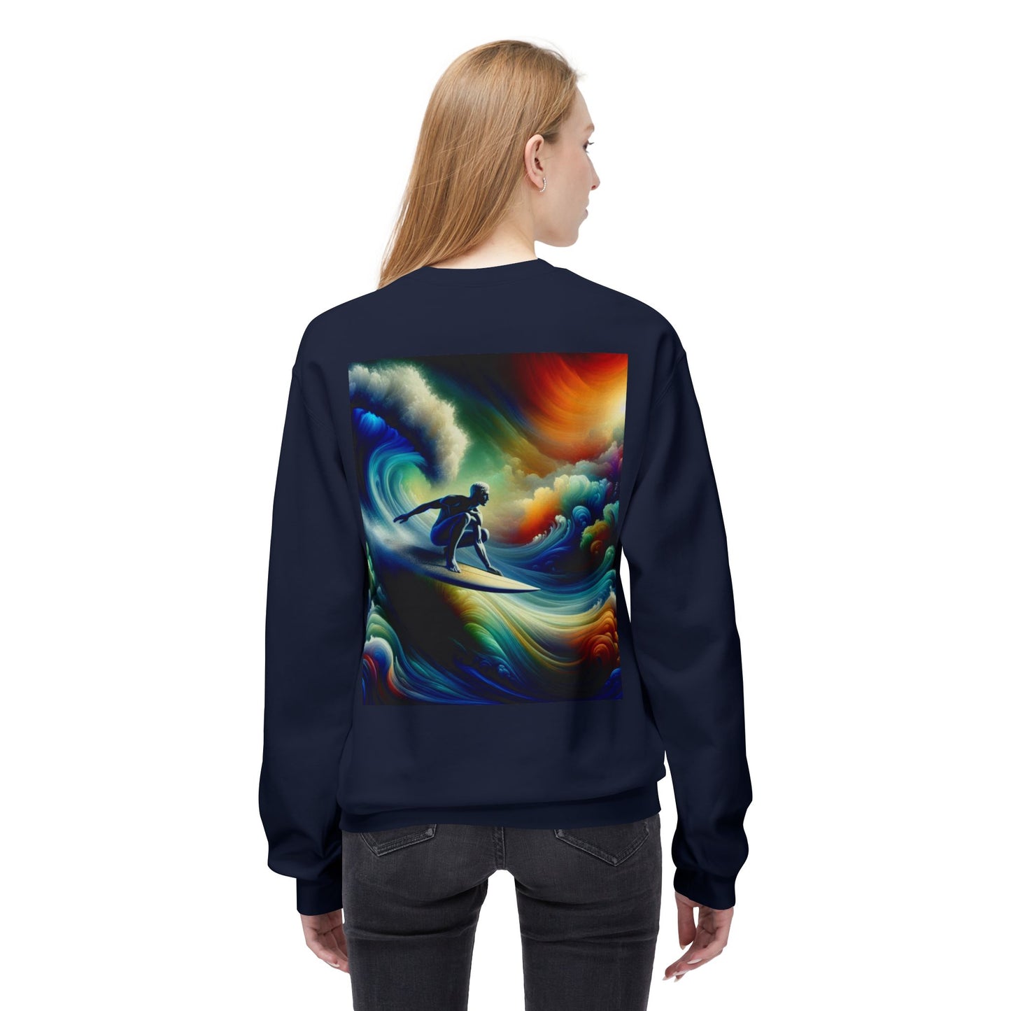 Juicy Clams Unisex Midweight Fleece Crewneck Sweatshirt (D048)