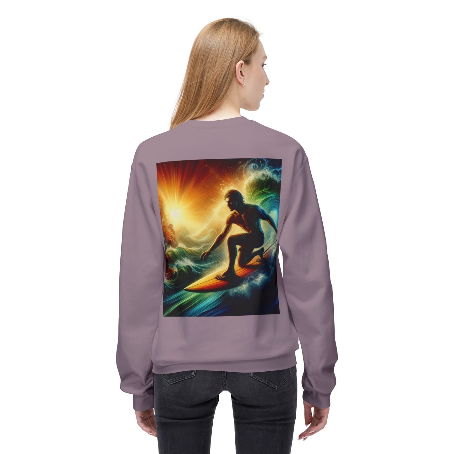 Juicy Clams Unisex Midweight Fleece Crewneck Sweatshirt (D045)