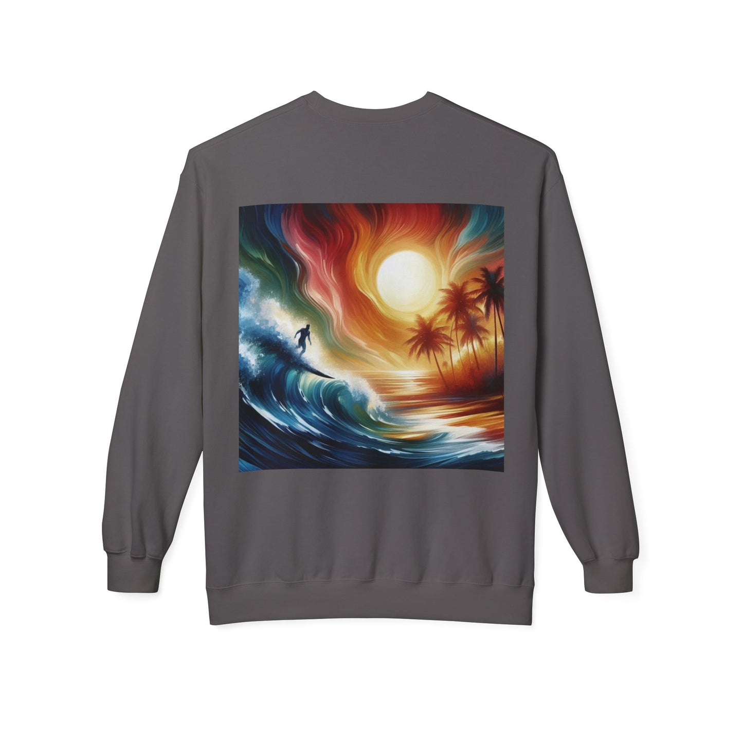 Juicy Clams Unisex Midweight Fleece Crewneck Sweatshirt (V036)