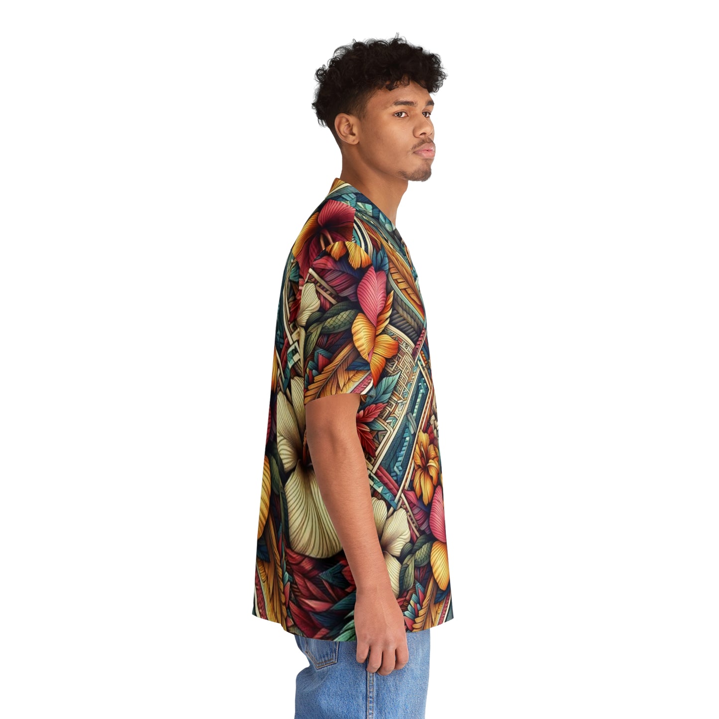 Juicy Clams Men's Hawaiian Shirt (1154)