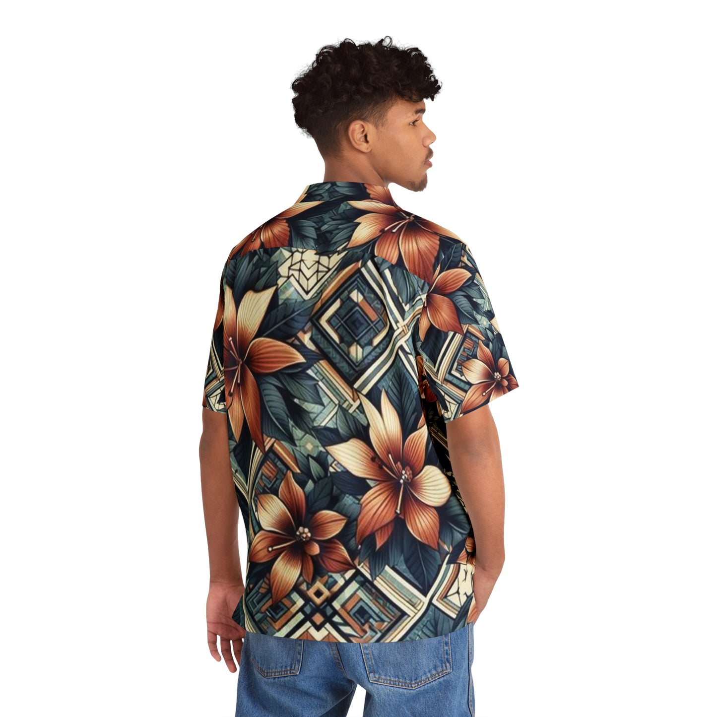 Juicy Clams Men's Hawaiian Shirt (1167)