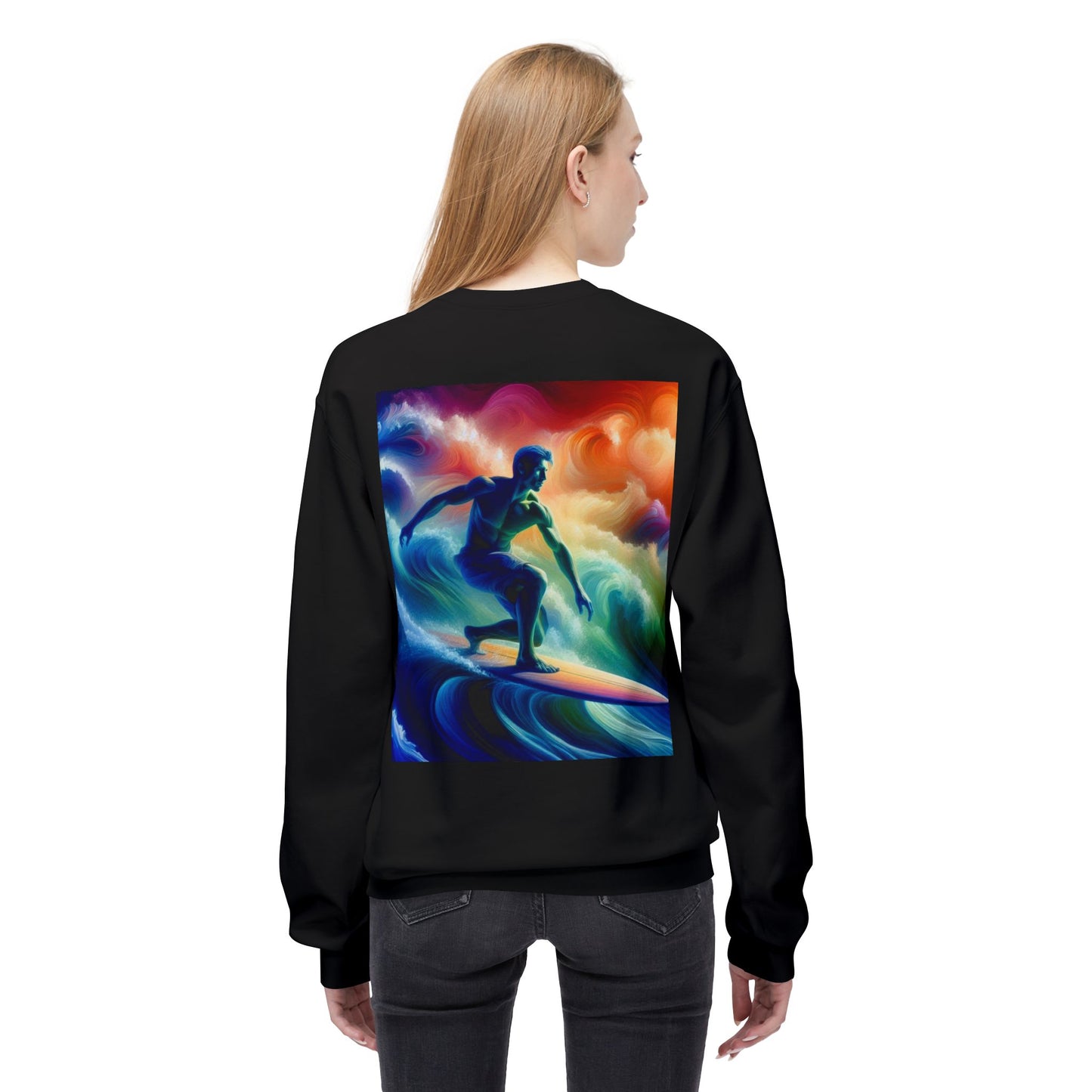 Juicy Clams Unisex Midweight Fleece Crewneck Sweatshirt (D015)