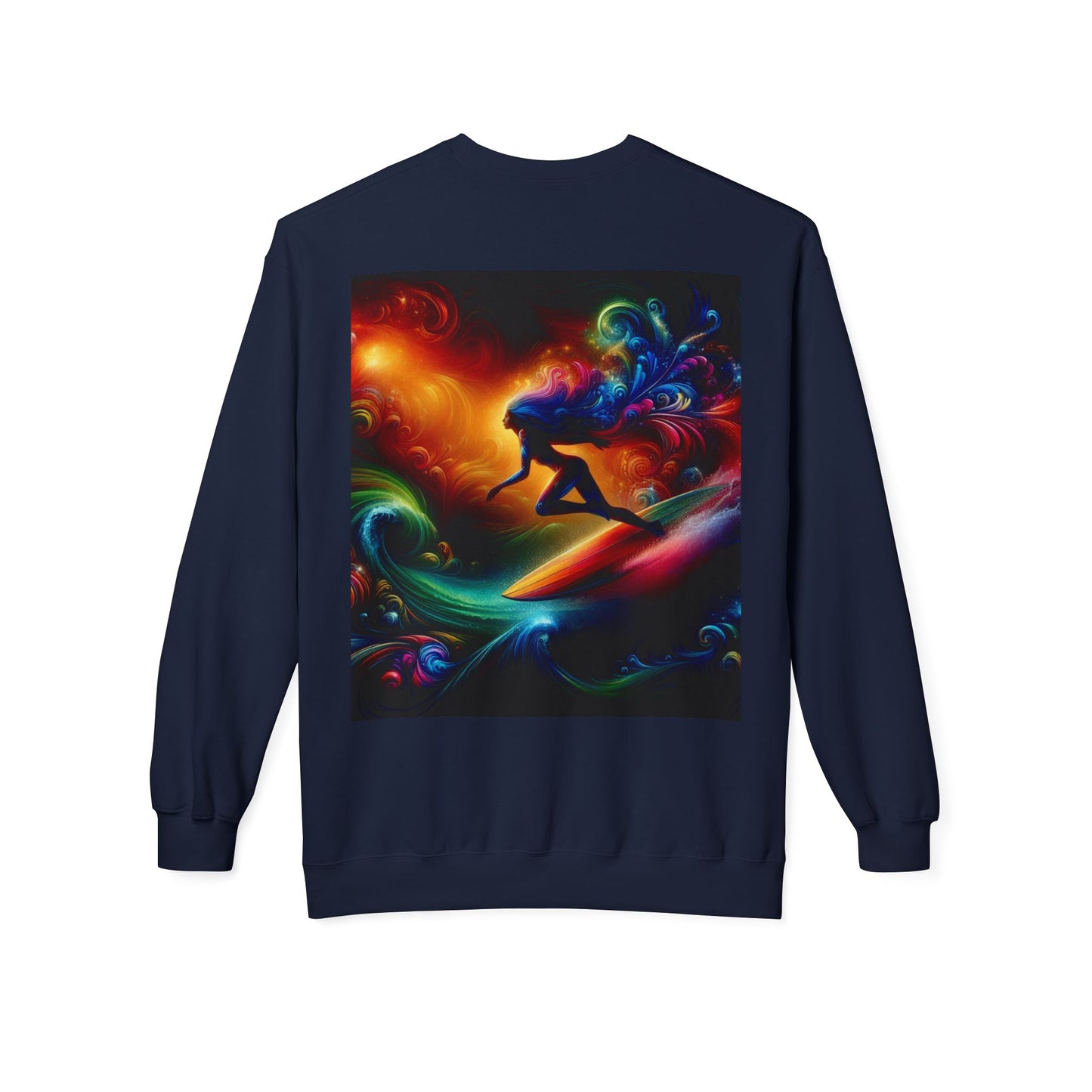 Juicy Clams Unisex Midweight Fleece Crewneck Sweatshirt (D011)