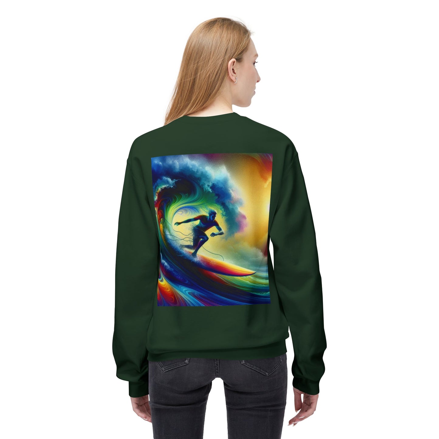 Juicy Clams Unisex Midweight Fleece Crewneck Sweatshirt (D027)