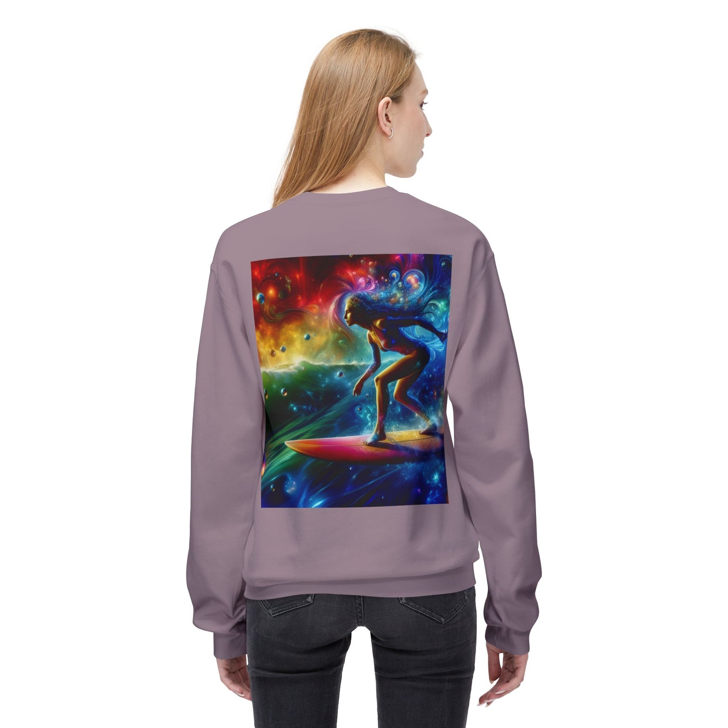 Juicy Clams Unisex Midweight Fleece Crewneck Sweatshirt (D007)