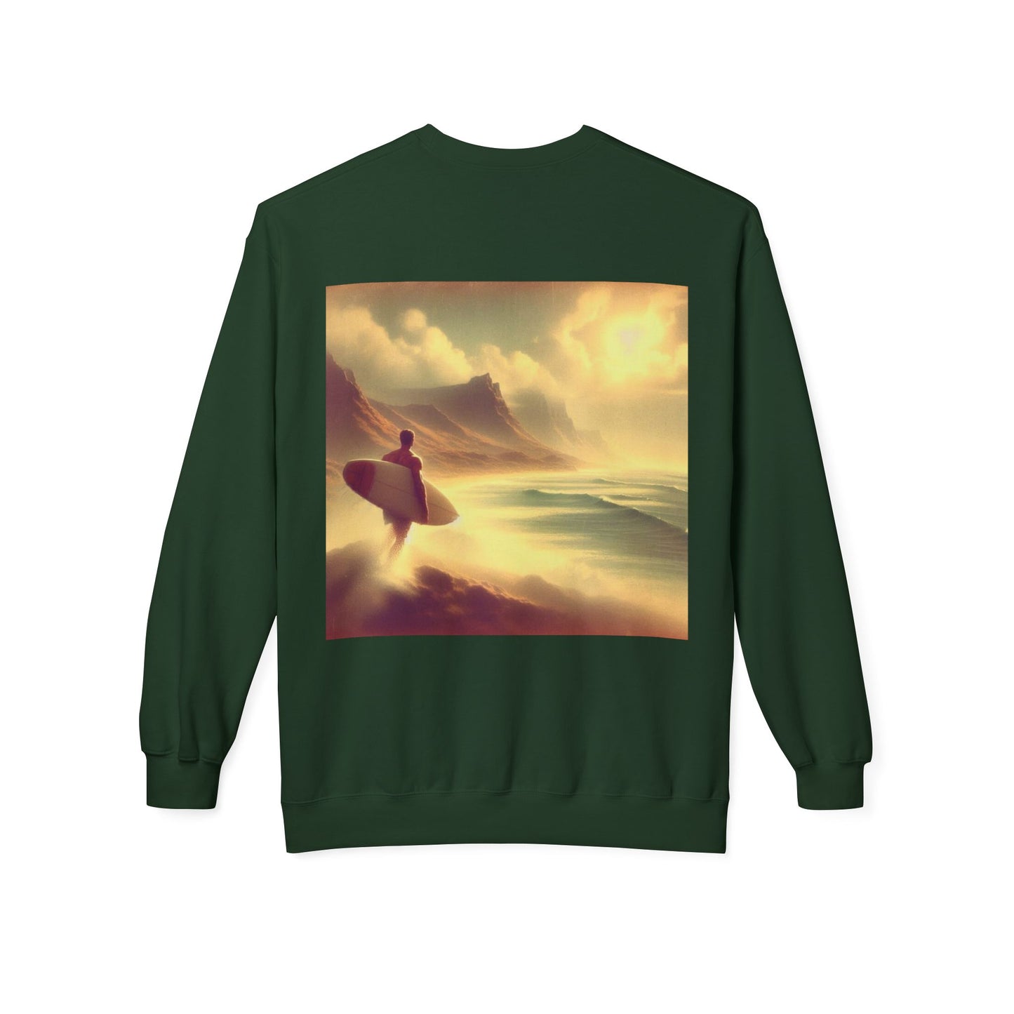 Juicy Clams Unisex Midweight Fleece Crewneck Sweatshirt (V047)