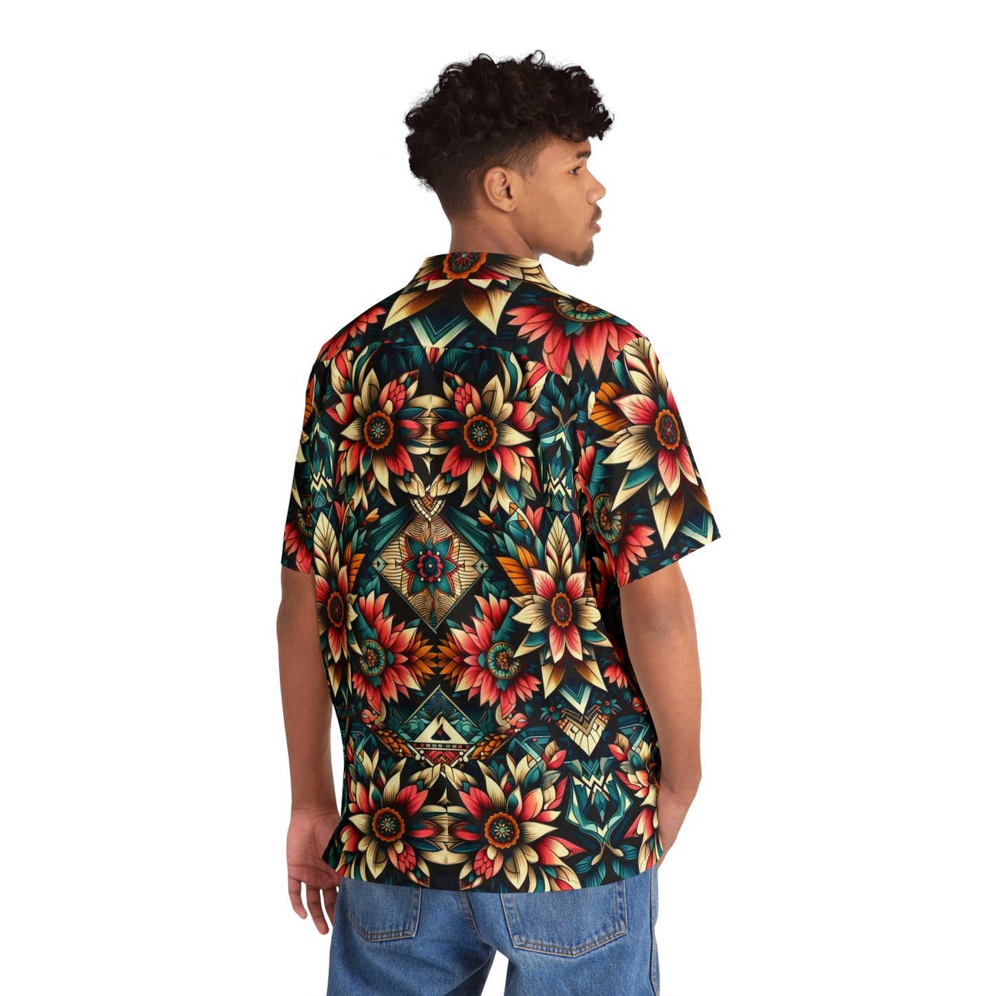 Juicy Clams Men's Hawaiian Shirt (H012)