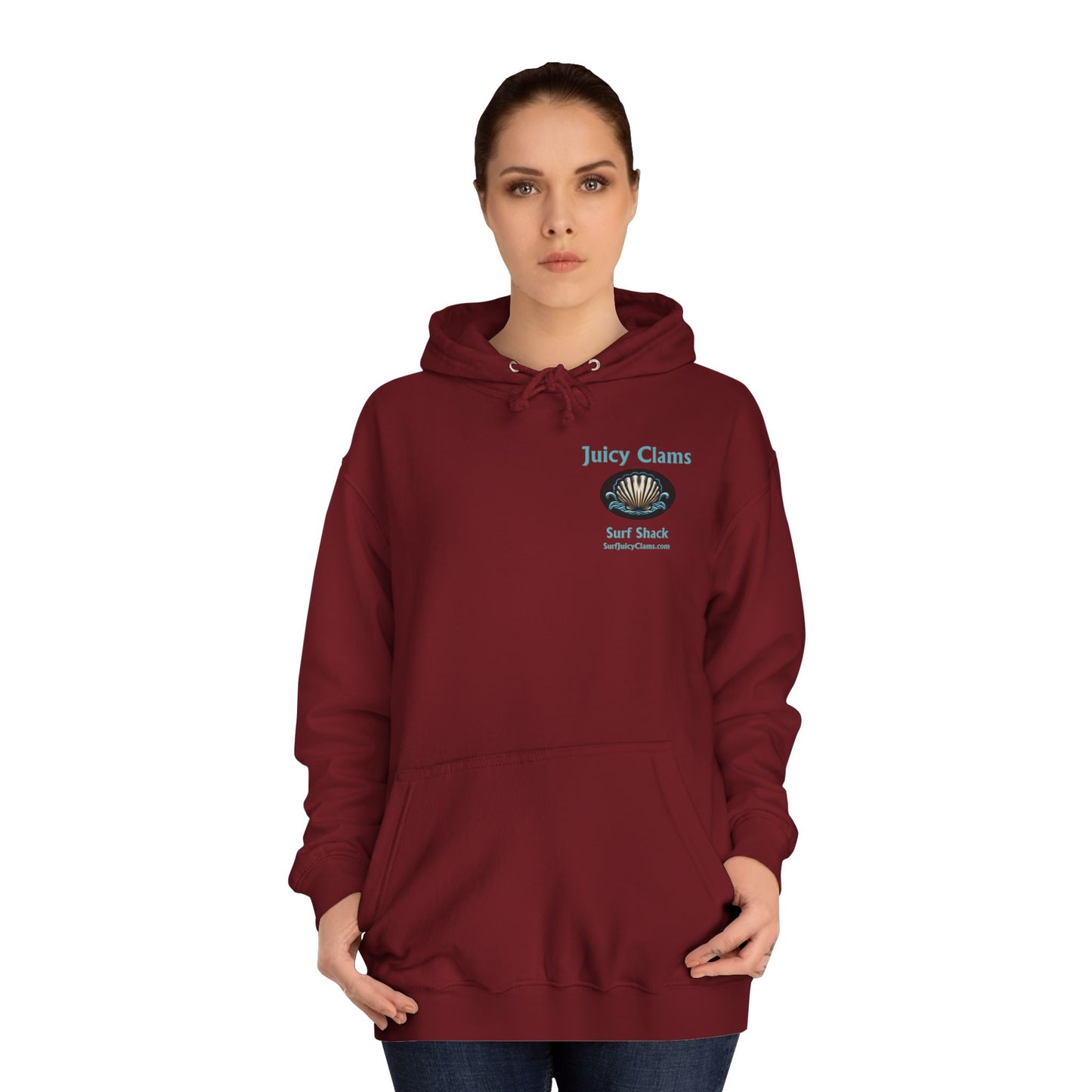 Juicy Clams Unisex College Hoodie (L003)