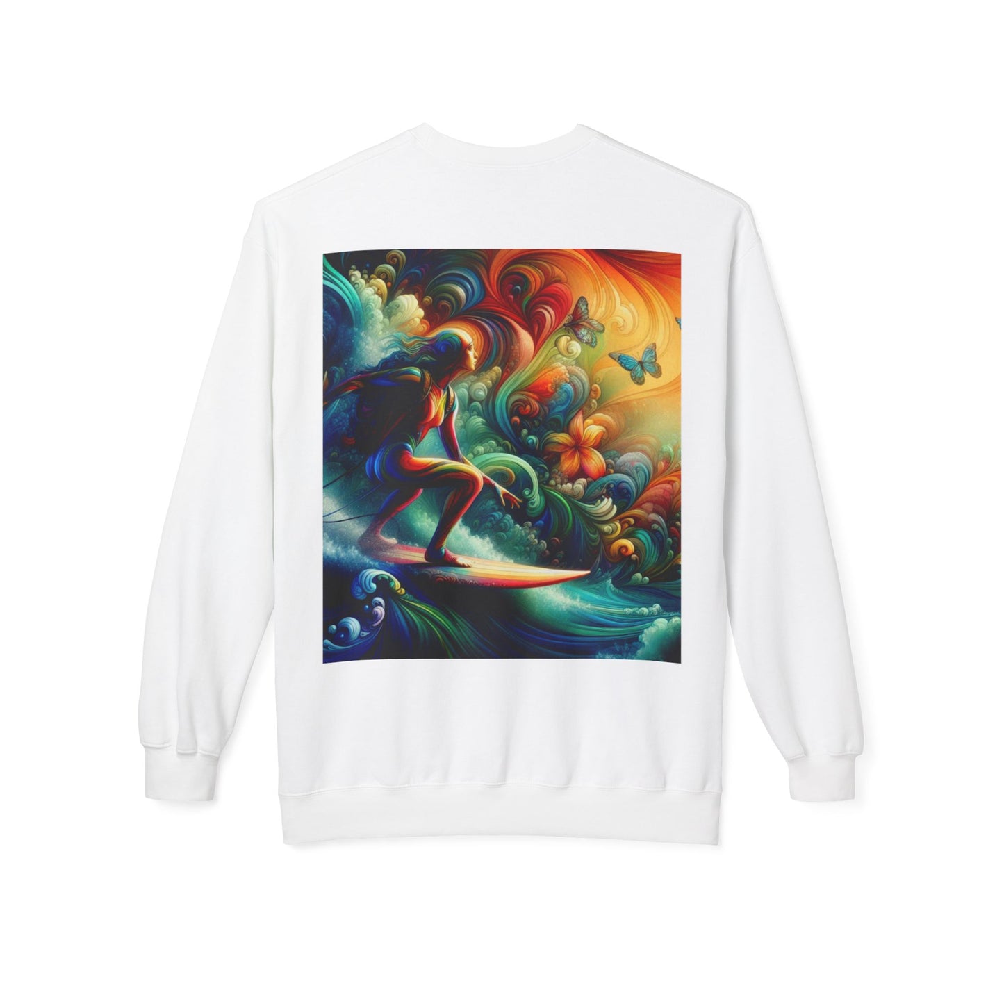 Juicy Clams Unisex Midweight Fleece Crewneck Sweatshirt (D006)