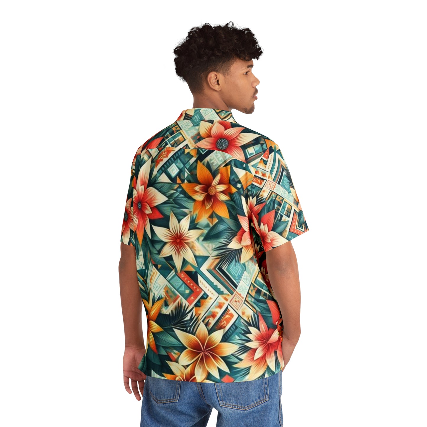 Juicy Clams Men's Hawaiian Shirt (1028)