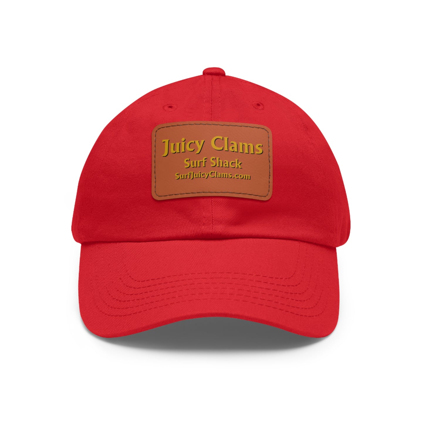 Juicy Clams Ball Cap with Light Brown Patch