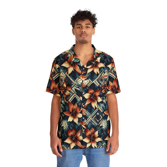 Juicy Clams Men's Hawaiian Shirt (1167)