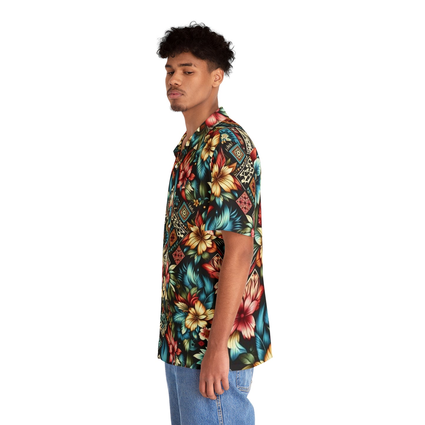 Juicy Clams Men's Hawaiian Shirt (1152)